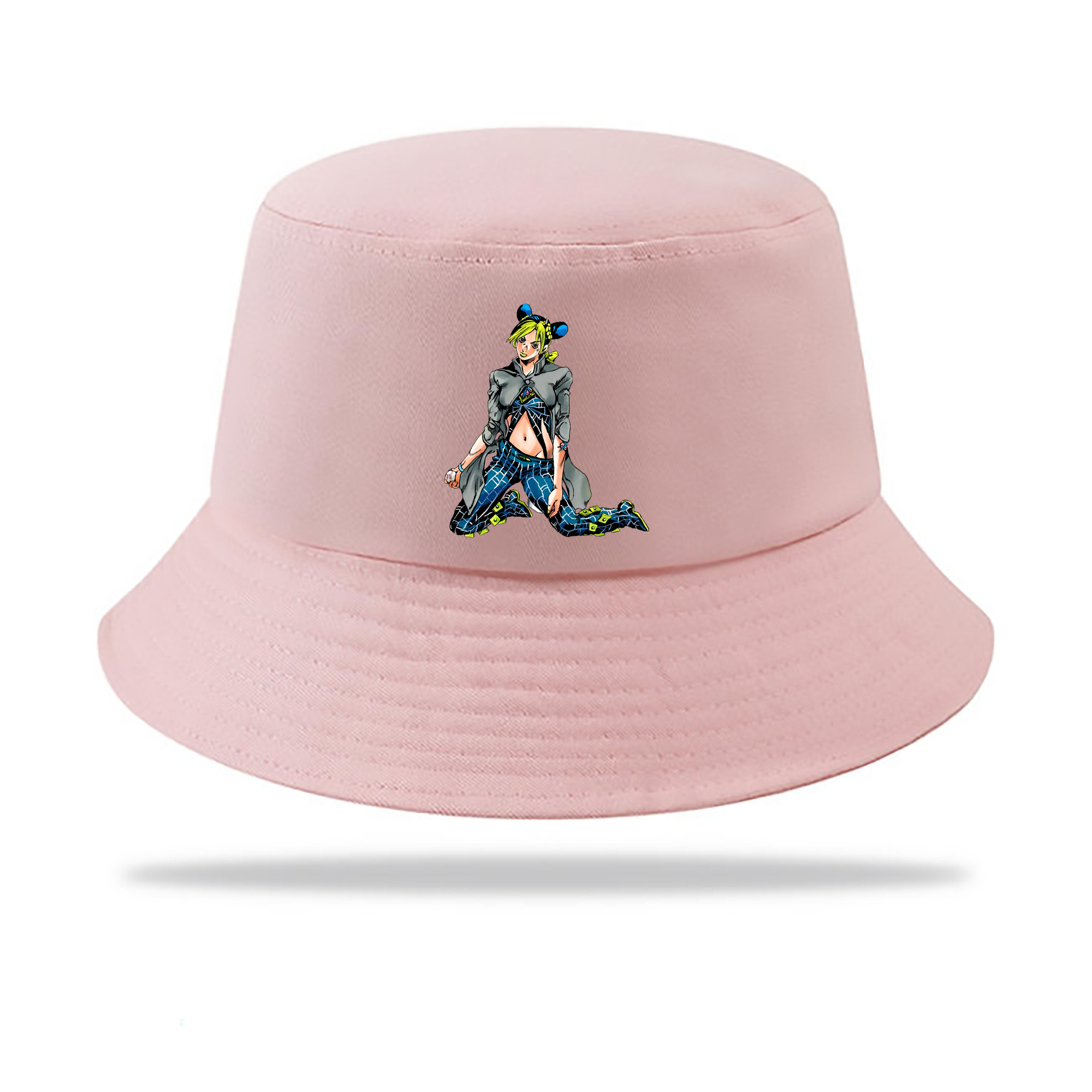 （画像用） "ジョジョの奇妙な冒険 くうじょう ジョリーン JoJo's Bizarre Adventure Jolyne Cujoh " アウトドア日除けバケットハット
