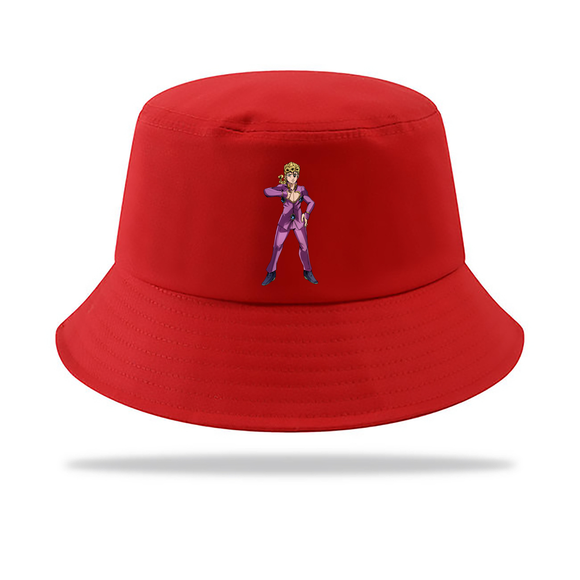 （画像用） ジョジョの奇妙な冒険 ジョルノ?ジョバァーナ JoJo's Bizarre Adventure Giorno Giovanna アウトドア日除けバケットハット