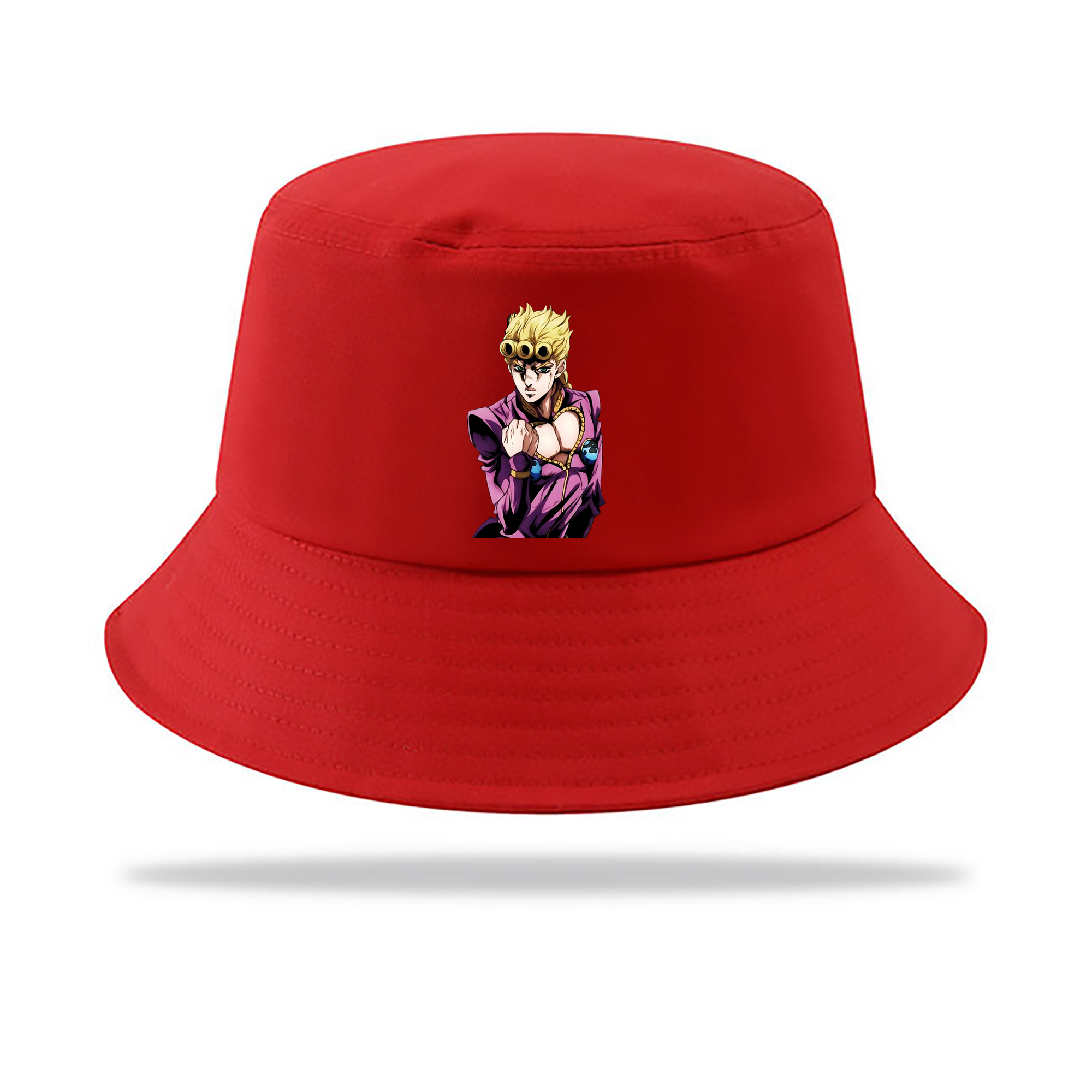 （画像用） ジョジョの奇妙な冒険 ジョルノ?ジョバァーナ JoJo's Bizarre Adventure Giorno Giovanna アウトドア日除けバケットハット