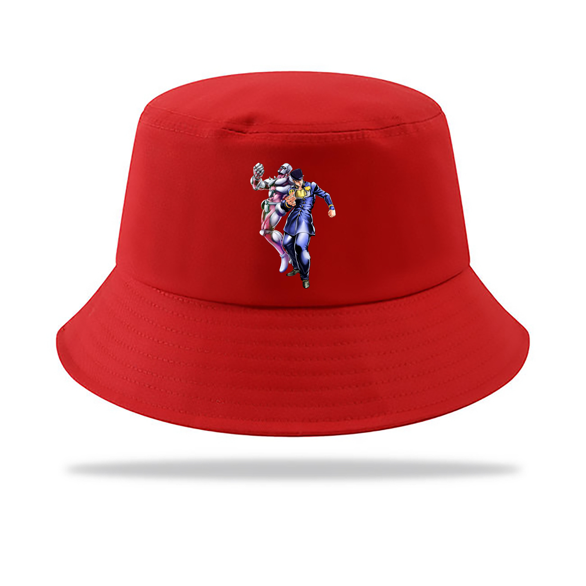 （画像用） ジョジョの奇妙な冒険 ひがしかた じょうすけ JoJo's Bizarre Adventure Higashikata Josuke アウトドア日除けバケットハット