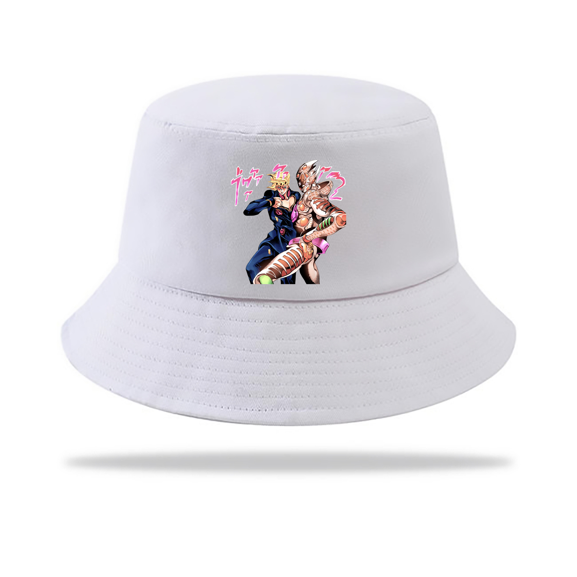 （画像用） ジョジョの奇妙な冒険 ジョルノ?ジョバァーナ JoJo's Bizarre Adventure Giorno Giovanna アウトドア日除けバケットハット