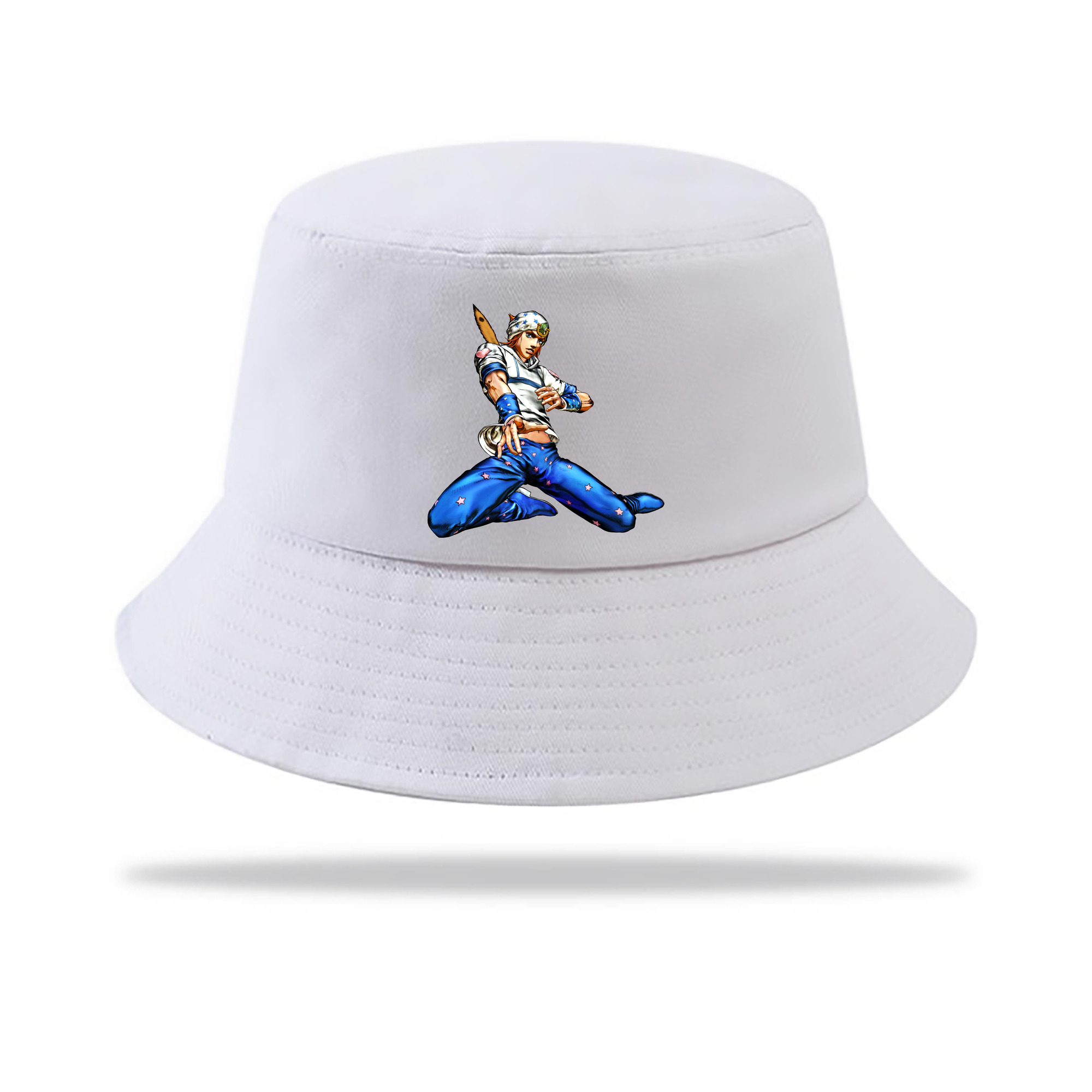 （画像用） ジョジョの奇妙な冒険 ジョナサン?ジョースター JoJo's Bizarre Adventure Jonathan Joestar アウトドア日除けバケットハット