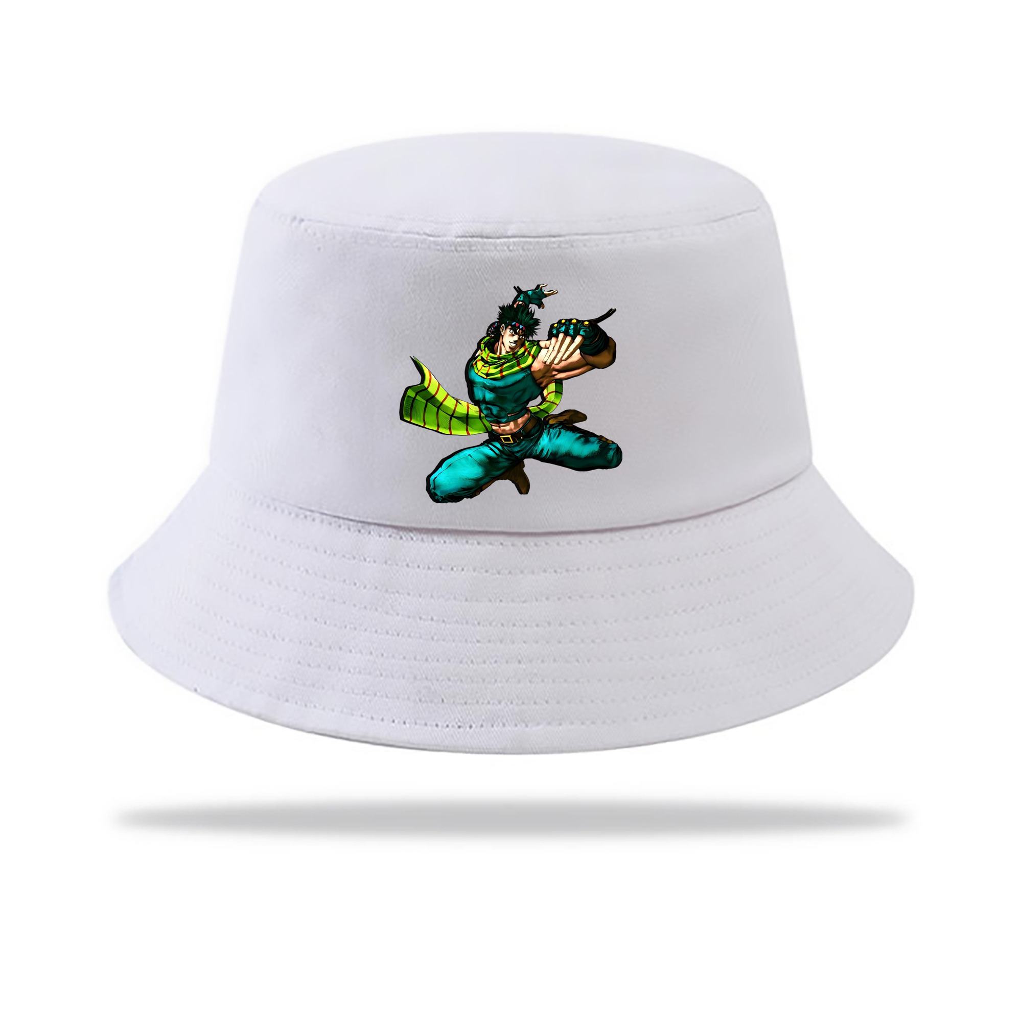 （画像用） ジョジョの奇妙な冒険 ジョセフ?ジョースター JoJo's Bizarre Adventure Joseph Joestar アウトドア日除けバケットハット