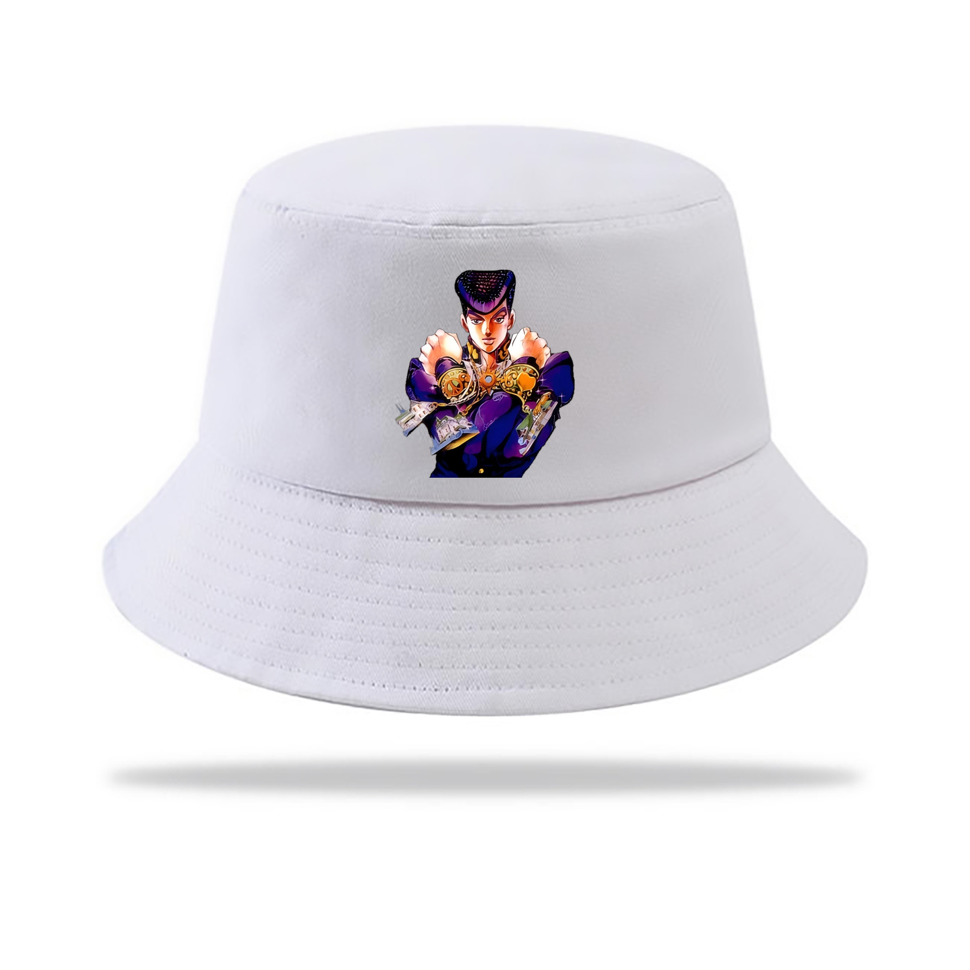 （画像用） ジョジョの奇妙な冒険 ひがしかた じょうすけ JoJo's Bizarre Adventure Higashikata Josuke アウトドア日除けバケットハット