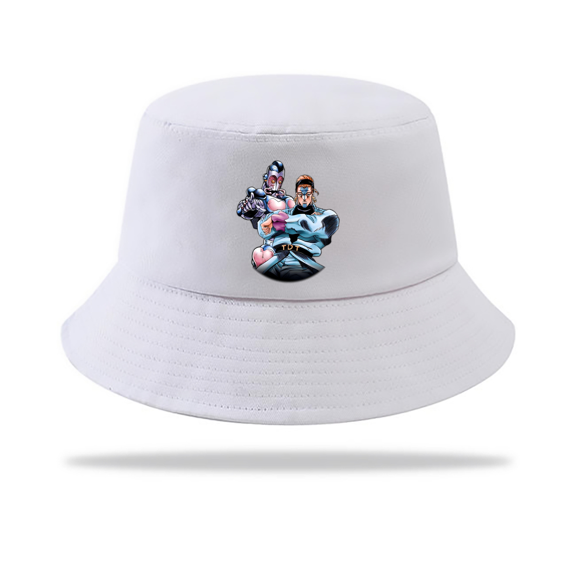 （画像用） ジョジョの奇妙な冒険 ひがしかた じょうすけ JoJo's Bizarre Adventure Higashikata Josuke アウトドア日除けバケットハット