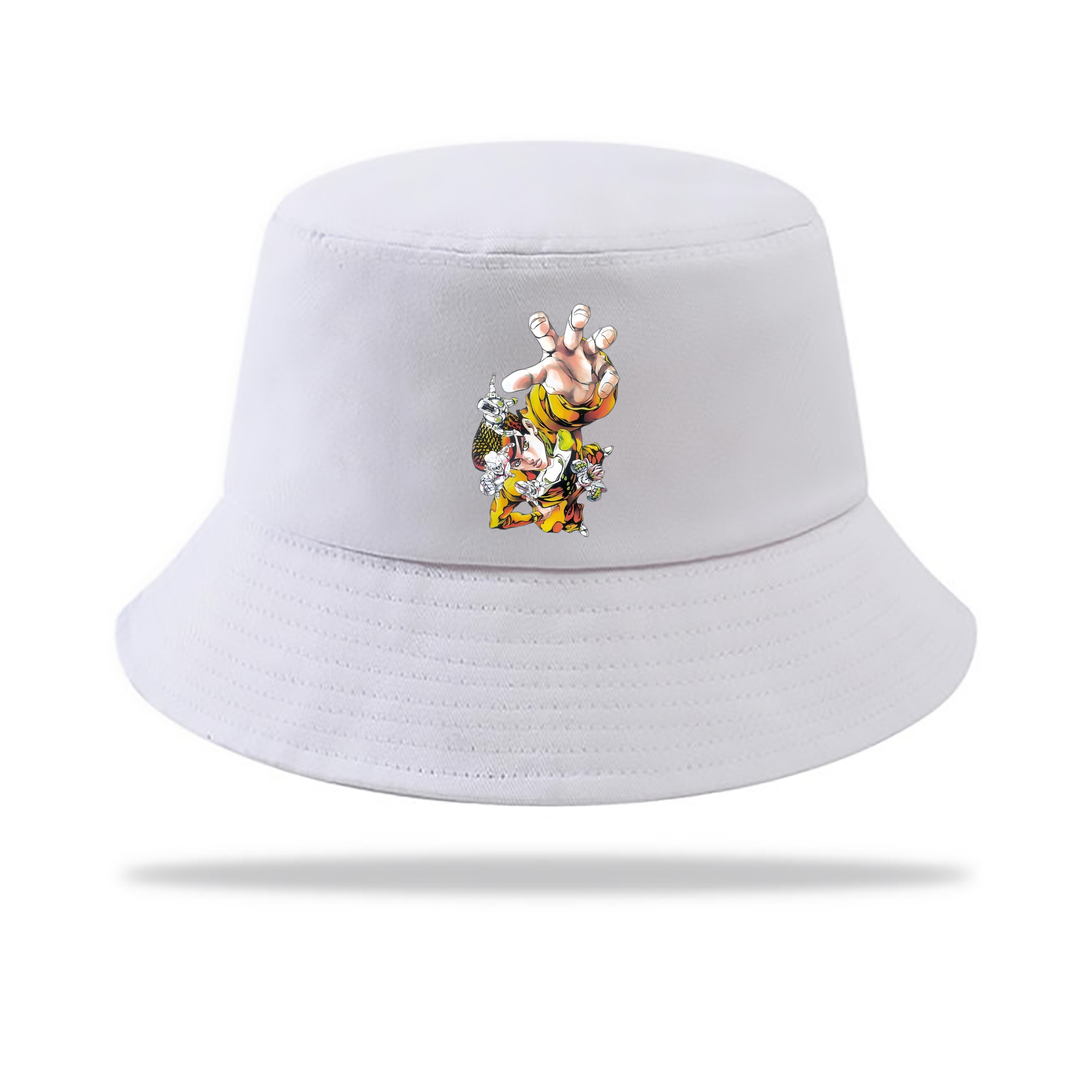 （画像用） ジョジョの奇妙な冒険 ひがしかた じょうすけ JoJo's Bizarre Adventure Higashikata Josuke アウトドア日除けバケットハット