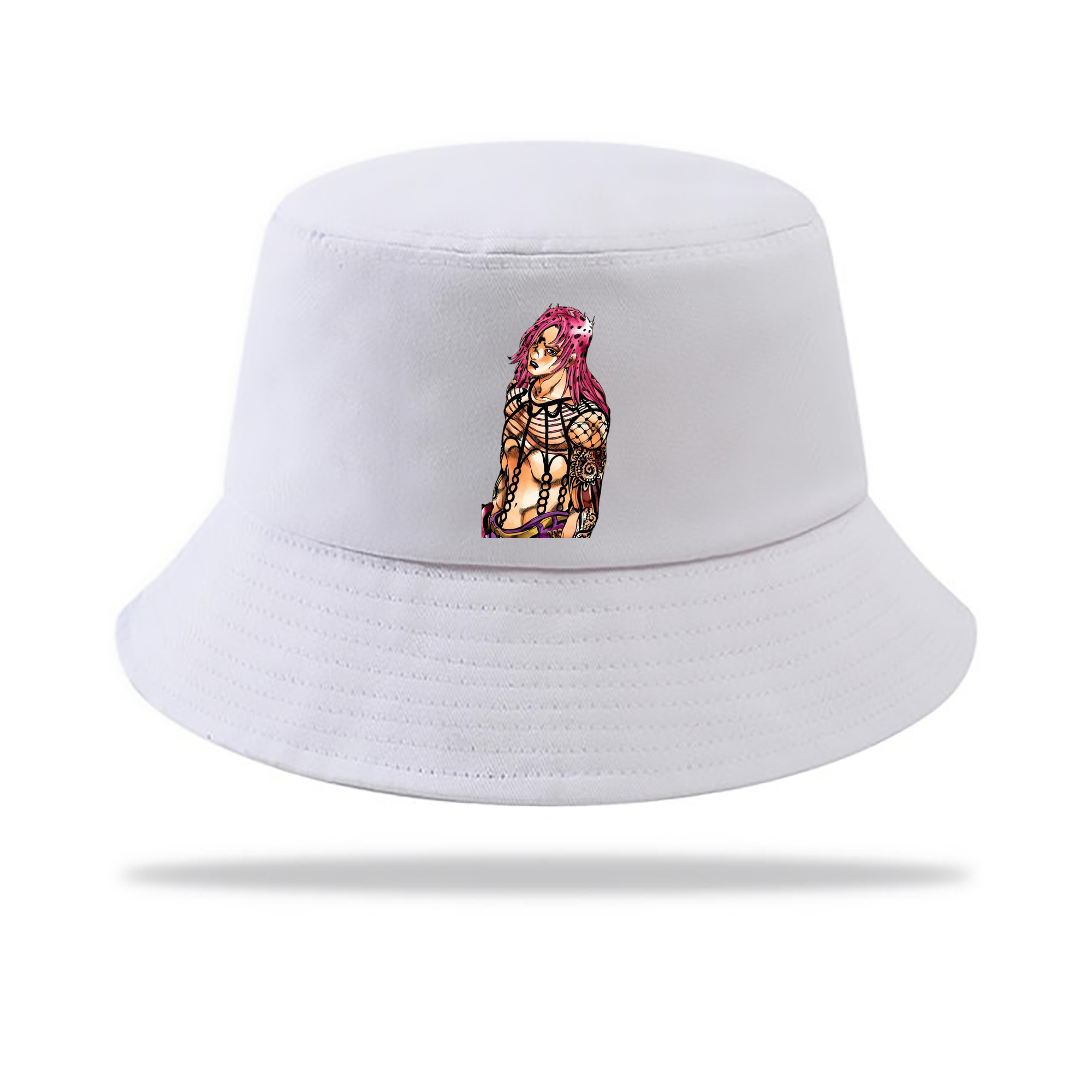 （画像用） ジョジョの奇妙な冒険 ビネガー?ドッピオ JoJo's Bizarre Adventure Vinegar Doppio アウトドア日除けバケットハット