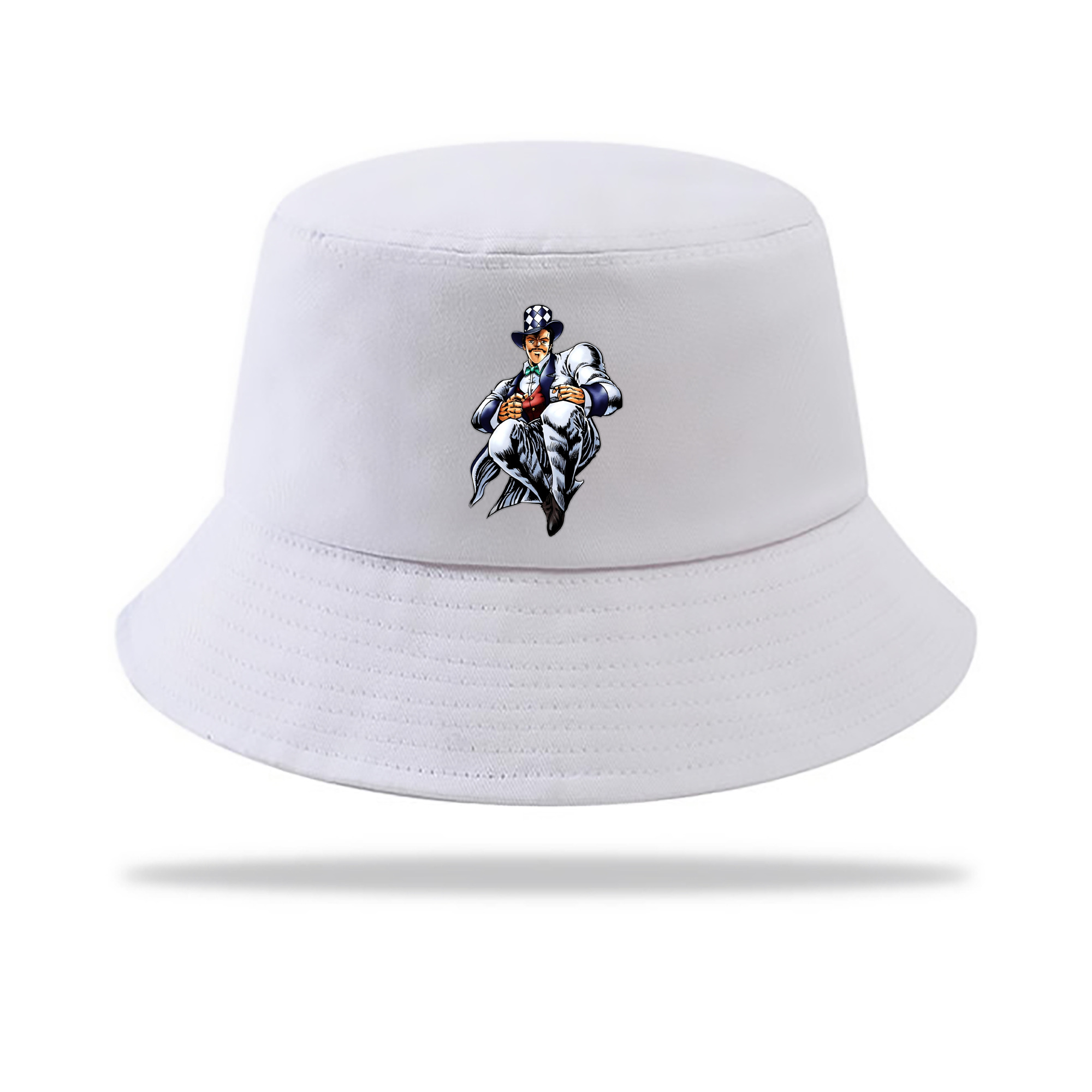 （画像用） ジョジョの奇妙な冒険 ウィル?アントニオ?ツェペリ JoJo's Bizarre Adventure Will Anthonio Zeppeli アウトドア日除けバケットハット