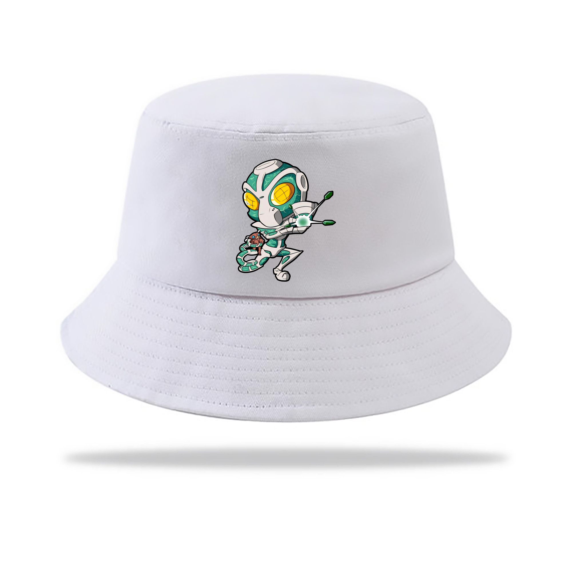 （画像用） ジョジョの奇妙な冒険 花京院 典明（かきょういん のりあき） JoJo's Bizarre Adventure Kakyoin Noriaki アウトドア日除けバケットハット