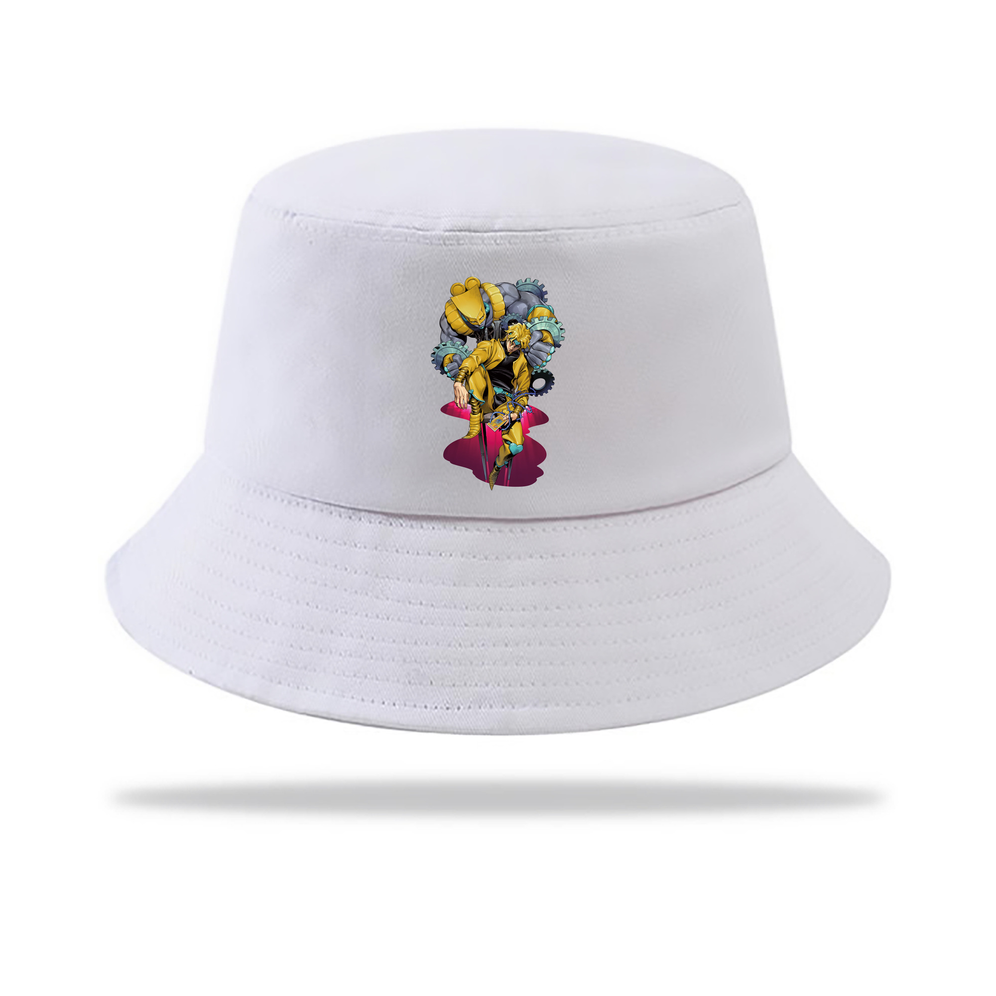 （画像用） ジョジョの奇妙な冒険 ディオ?ブランドー JoJo's Bizarre Adventure Dio Brando アウトドア日除けバケットハット