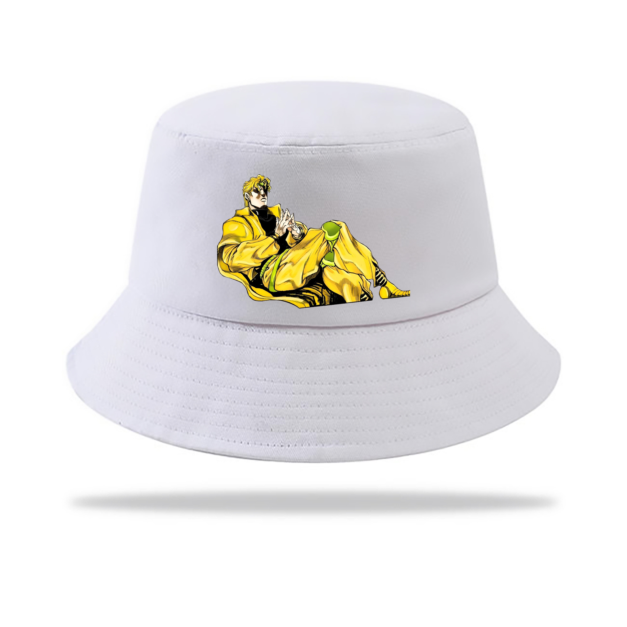 （画像用） ジョジョの奇妙な冒険 ディオ?ブランドー JoJo's Bizarre Adventure Dio Brando アウトドア日除けバケットハット