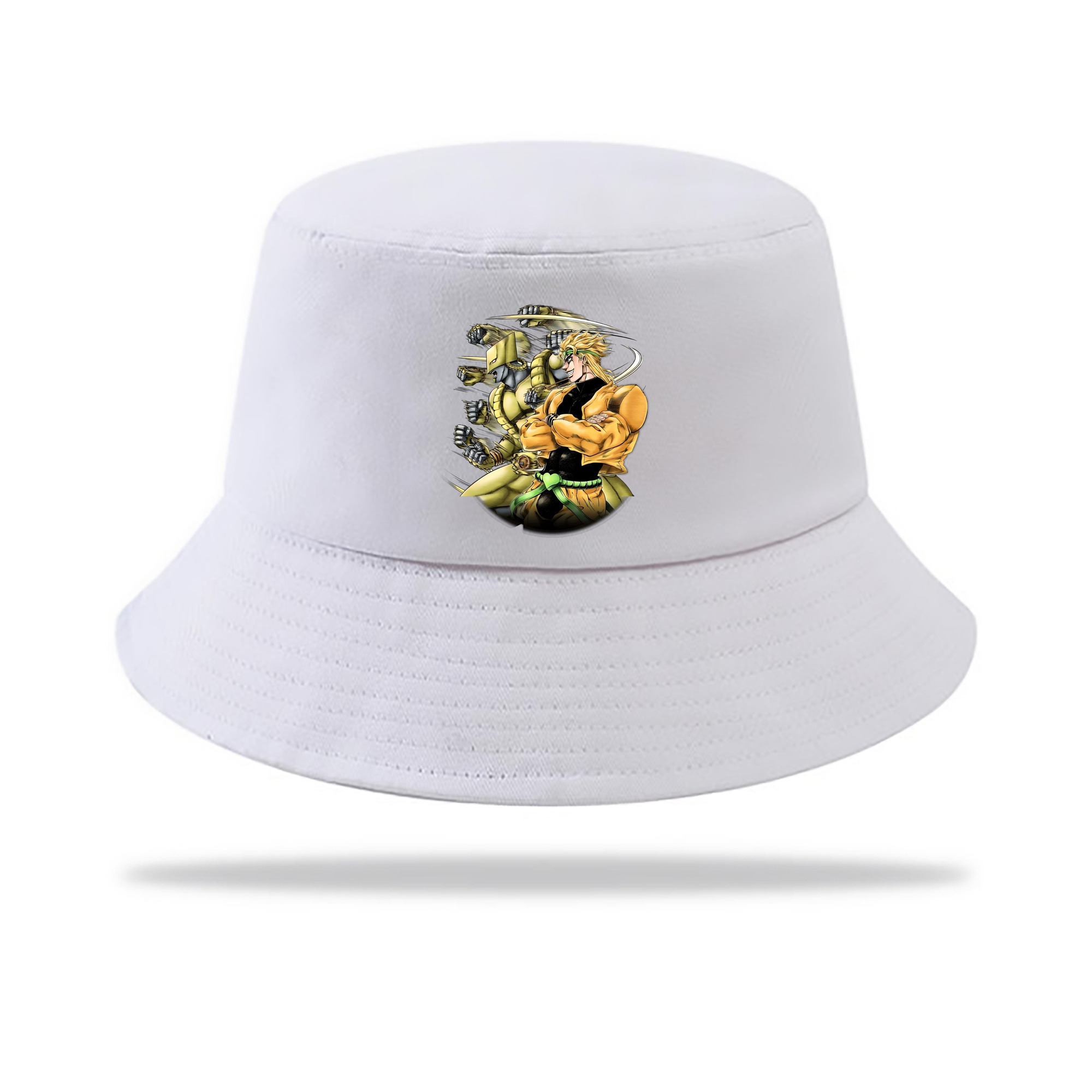 （画像用） ジョジョの奇妙な冒険 ディオ?ブランドー JoJo's Bizarre Adventure Dio Brando アウトドア日除けバケットハット