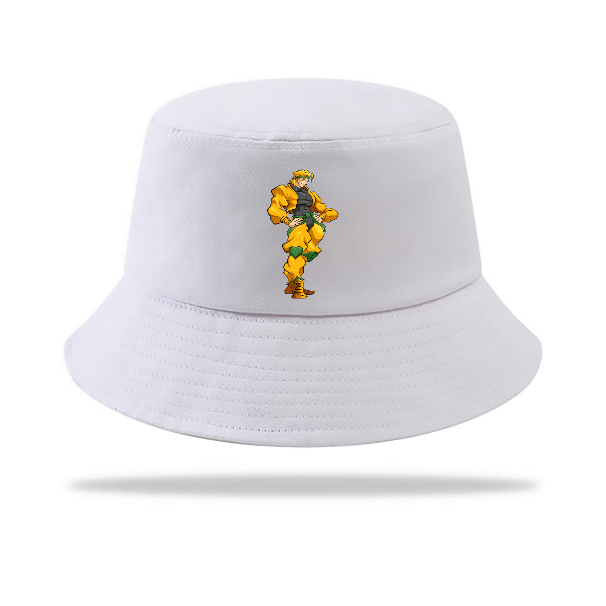 （画像用） ジョジョの奇妙な冒険 ディオ?ブランドー JoJo's Bizarre Adventure Dio Brando アウトドア日除けバケットハット