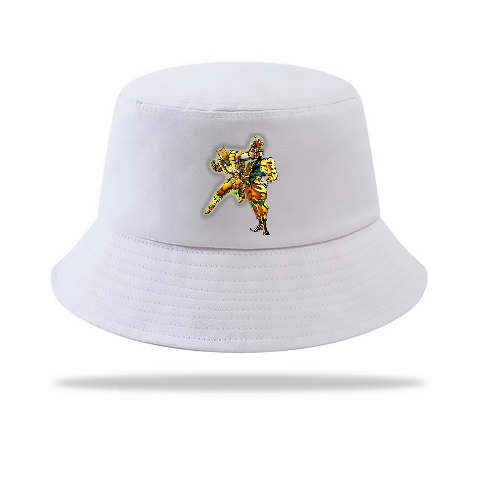 （画像用） ジョジョの奇妙な冒険 ディオ?ブランドー JoJo's Bizarre Adventure Dio Brando アウトドア日除けバケットハット