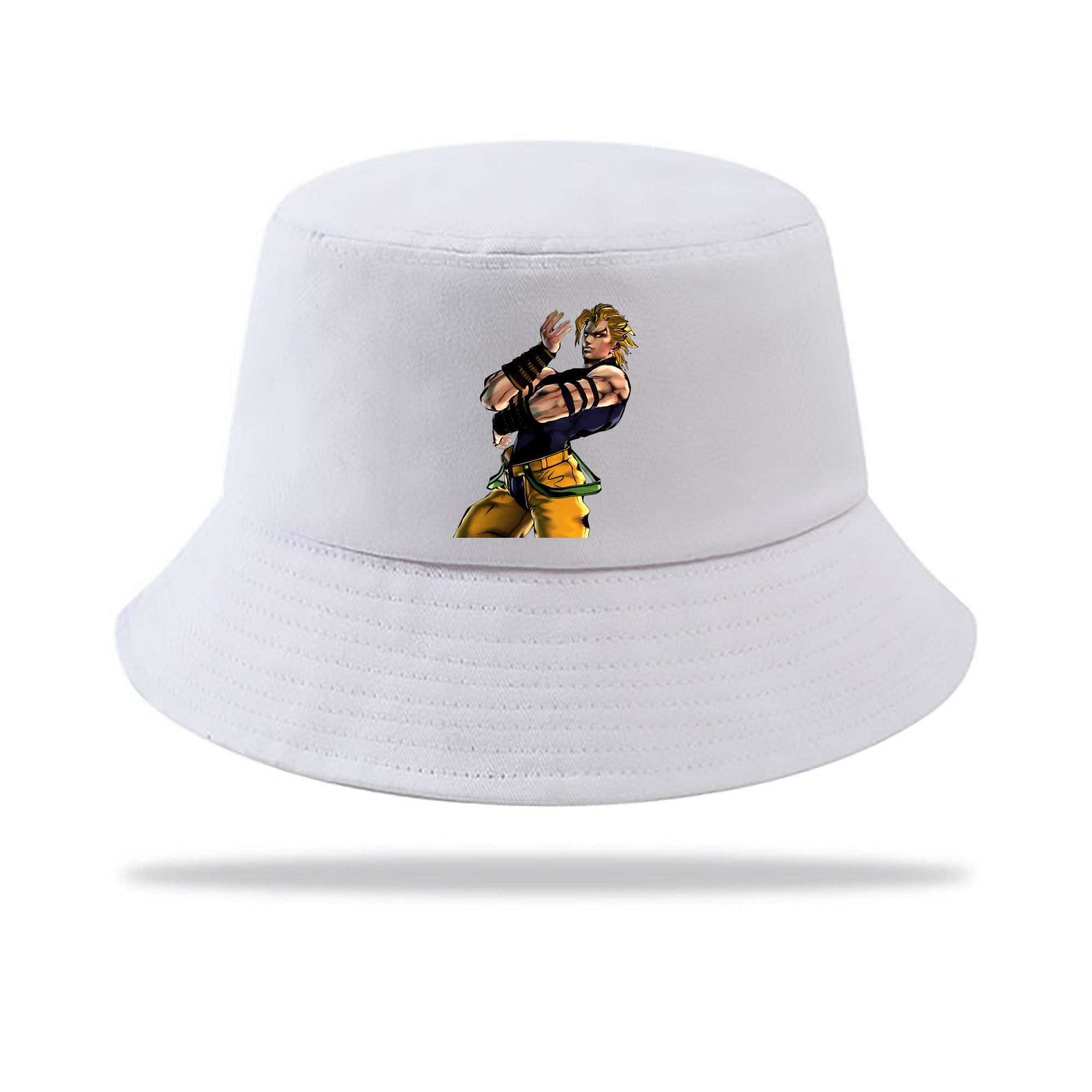 （画像用） ジョジョの奇妙な冒険 ディオ?ブランドー JoJo's Bizarre Adventure Dio Brando アウトドア日除けバケットハット