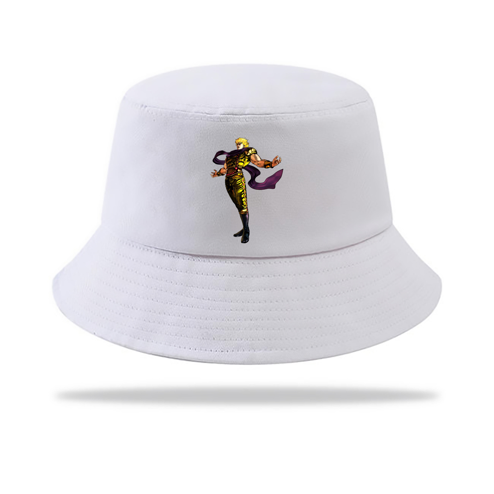 （画像用） ジョジョの奇妙な冒険 ディオ?ブランドー JoJo's Bizarre Adventure Dio Brando アウトドア日除けバケットハット