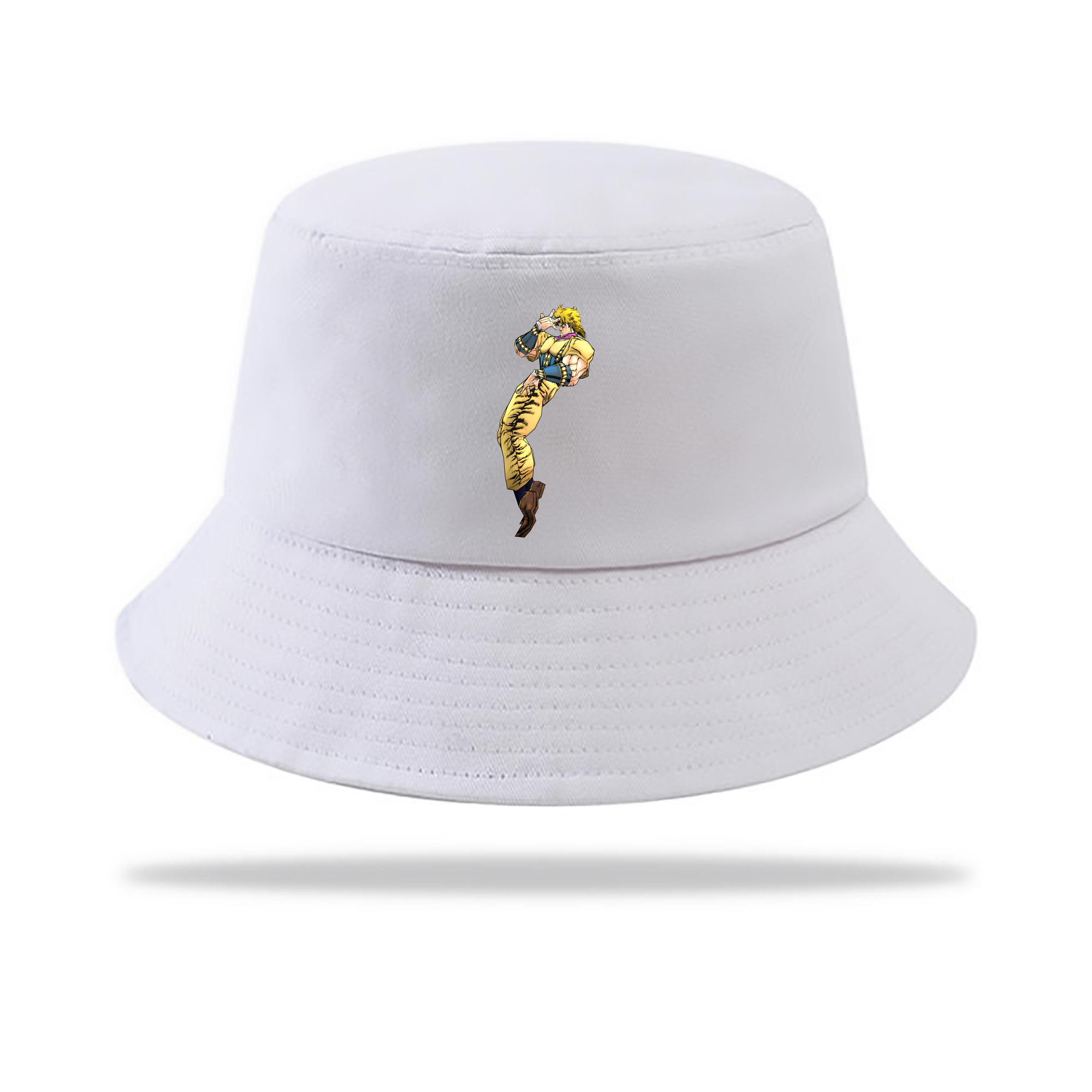 （画像用） ジョジョの奇妙な冒険 ディオ?ブランドー JoJo's Bizarre Adventure Dio Brando アウトドア日除けバケットハット