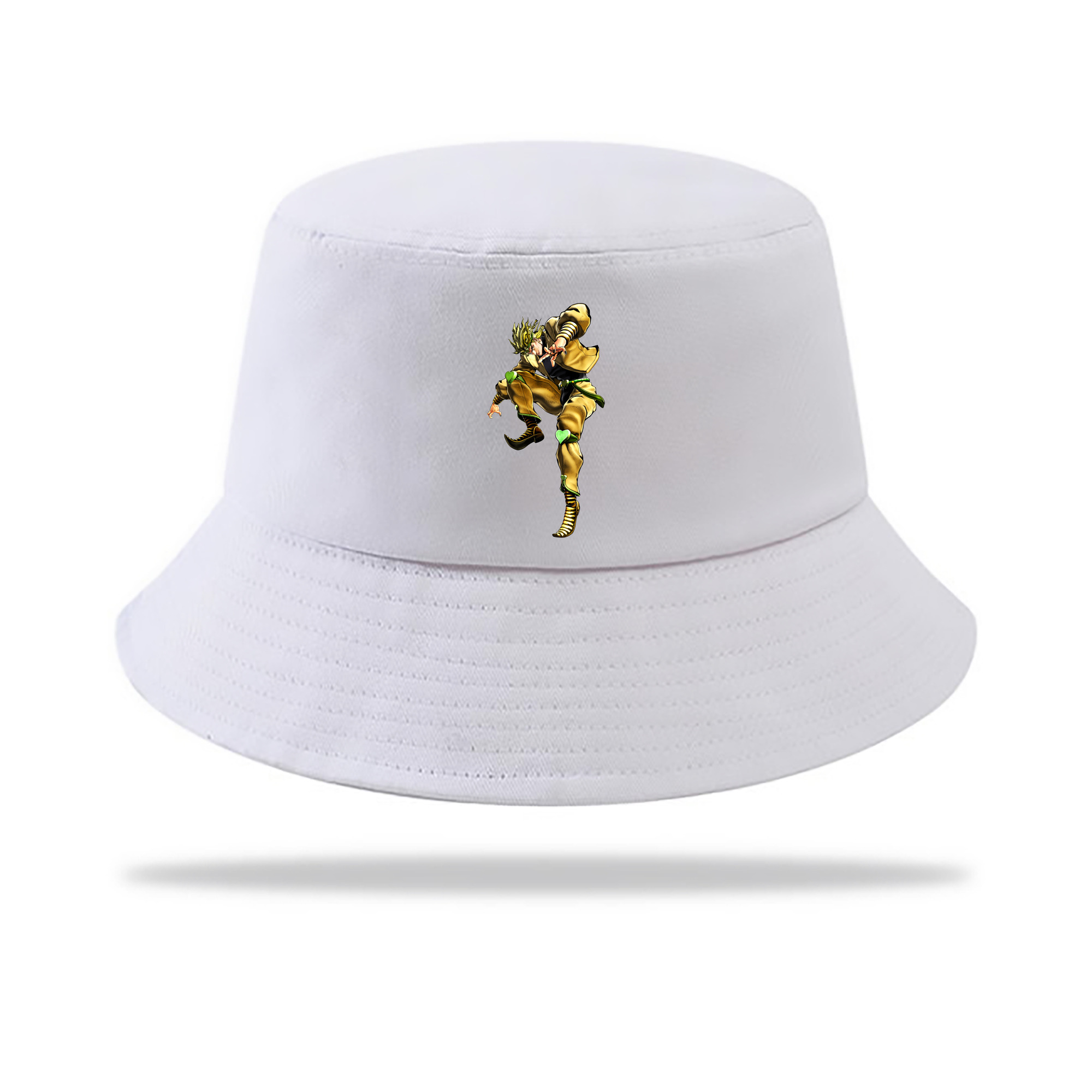 （画像用） ジョジョの奇妙な冒険 ディオ?ブランドー JoJo's Bizarre Adventure Dio Brando アウトドア日除けバケットハット