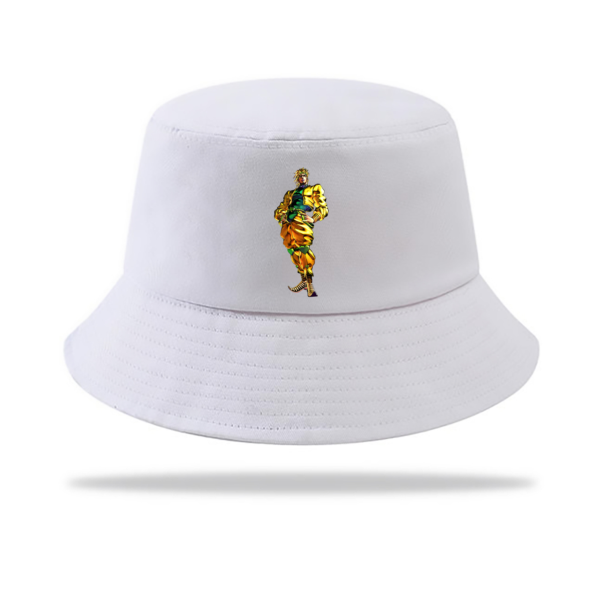 （画像用） ジョジョの奇妙な冒険 ディオ?ブランドー JoJo's Bizarre Adventure Dio Brando アウトドア日除けバケットハット