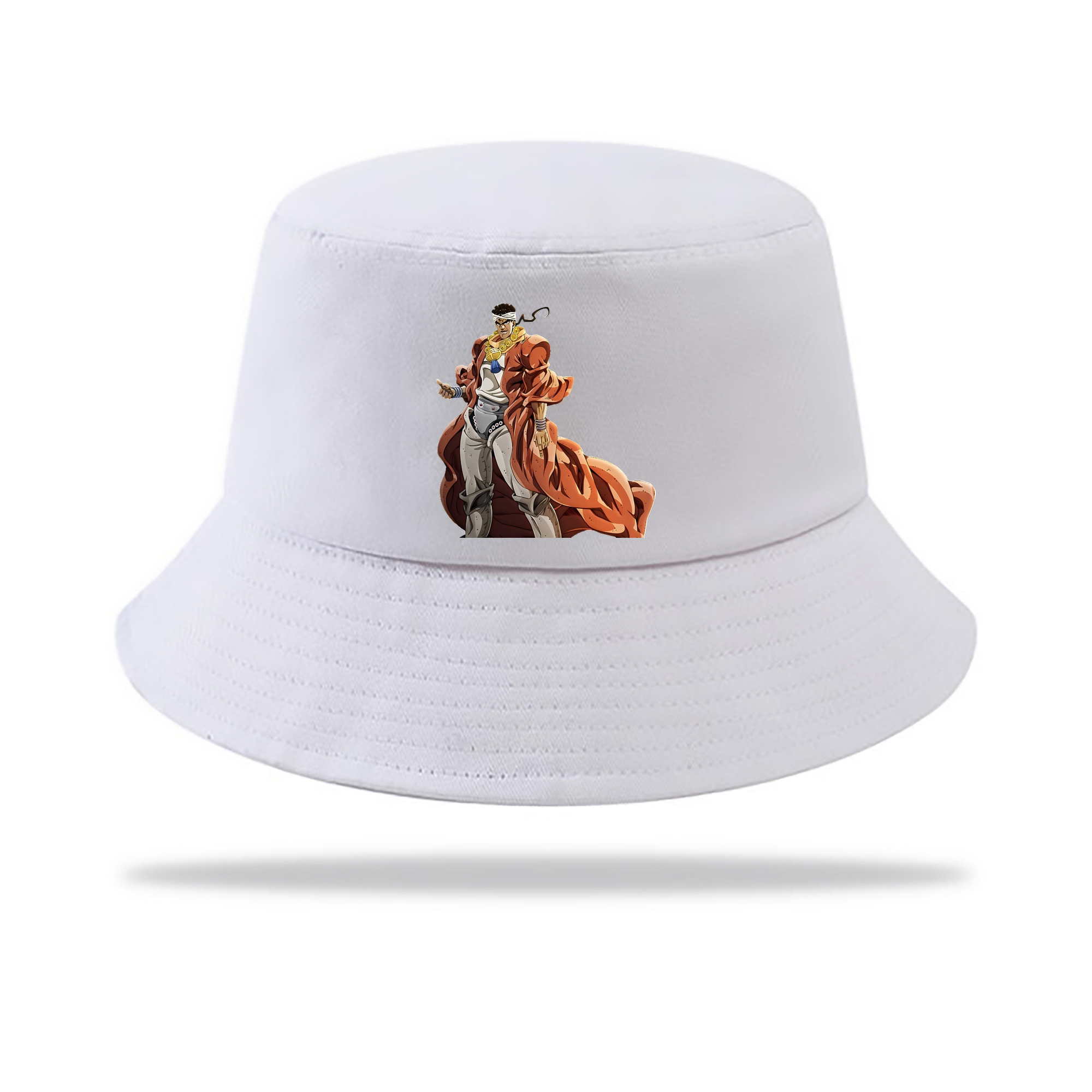 （画像用） ジョジョの奇妙な冒険 ムハンマド?アブドゥル JoJo's Bizarre Adventure Muhammad Avdol アウトドア日除けバケットハット