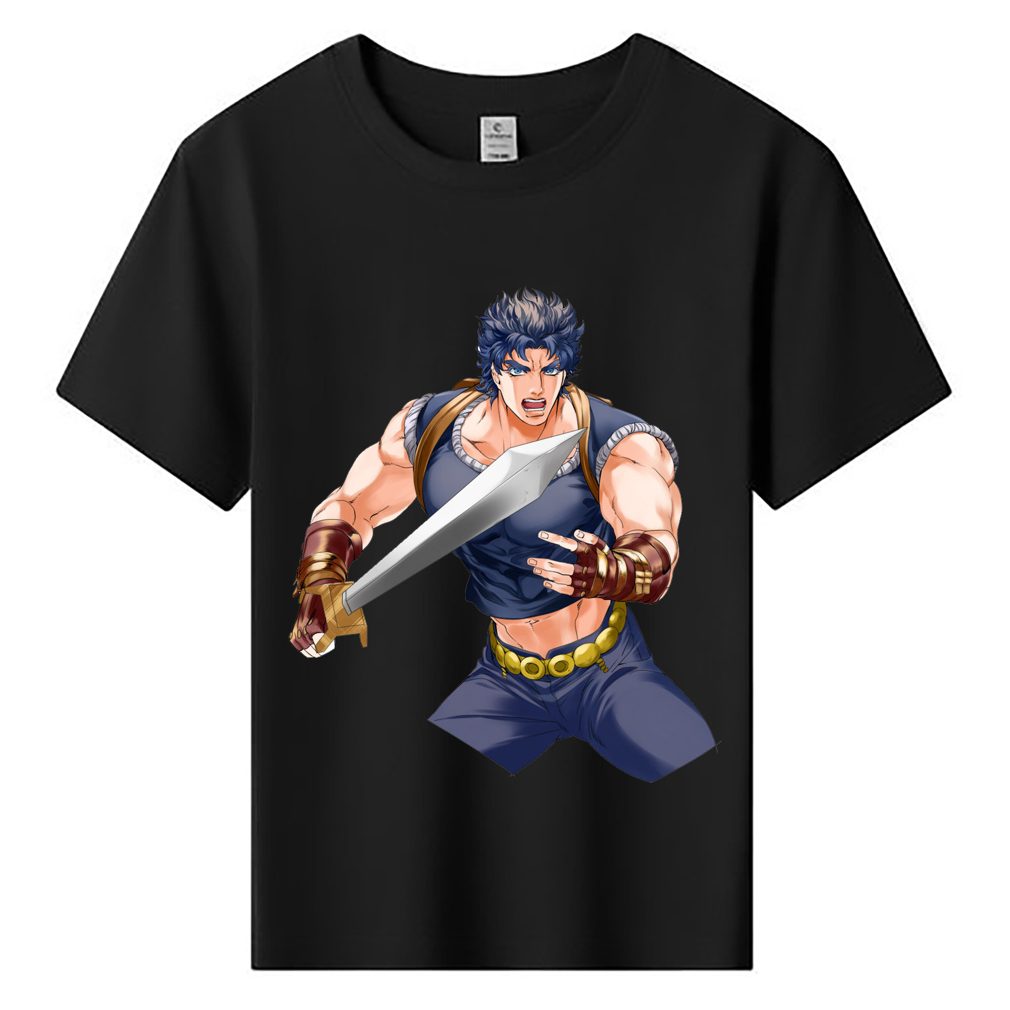 （画像用） ジョジョの奇妙な冒険 /ジョナサン?ジョースター JoJo's Bizarre Adventure Jonathan Joestar 綿100％キッズTシャツ（フロントプリント）