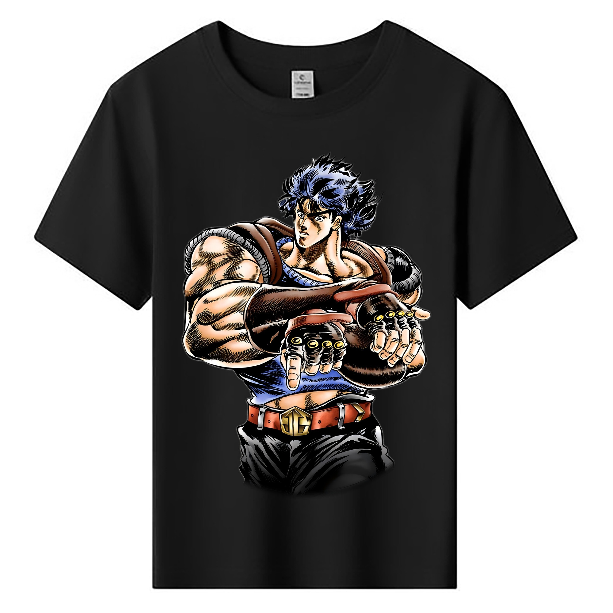 （画像用） ジョジョの奇妙な冒険 /ジョナサン?ジョースター JoJo's Bizarre Adventure Jonathan Joestar 綿100％キッズTシャツ（フロントプリント）