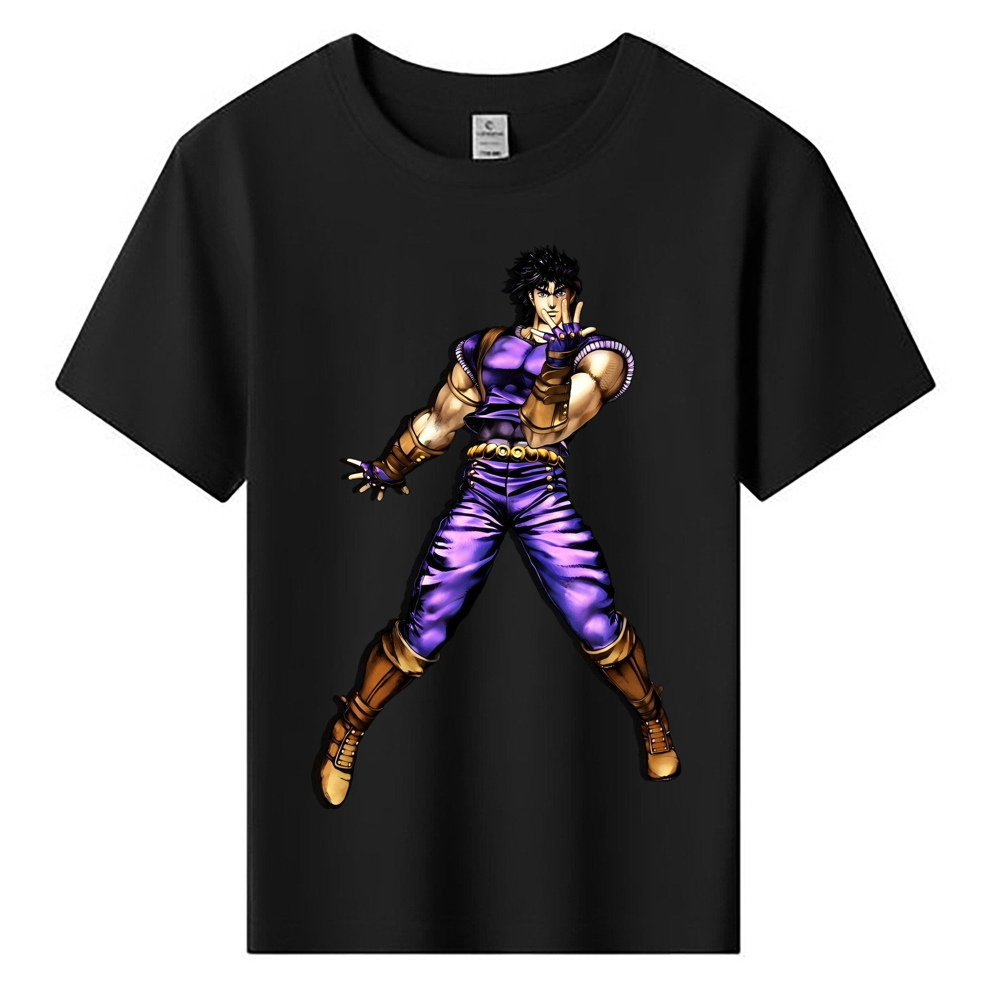 （画像用） ジョジョの奇妙な冒険 /ジョナサン?ジョースター JoJo's Bizarre Adventure Jonathan Joestar 綿100％キッズTシャツ（フロントプリント）