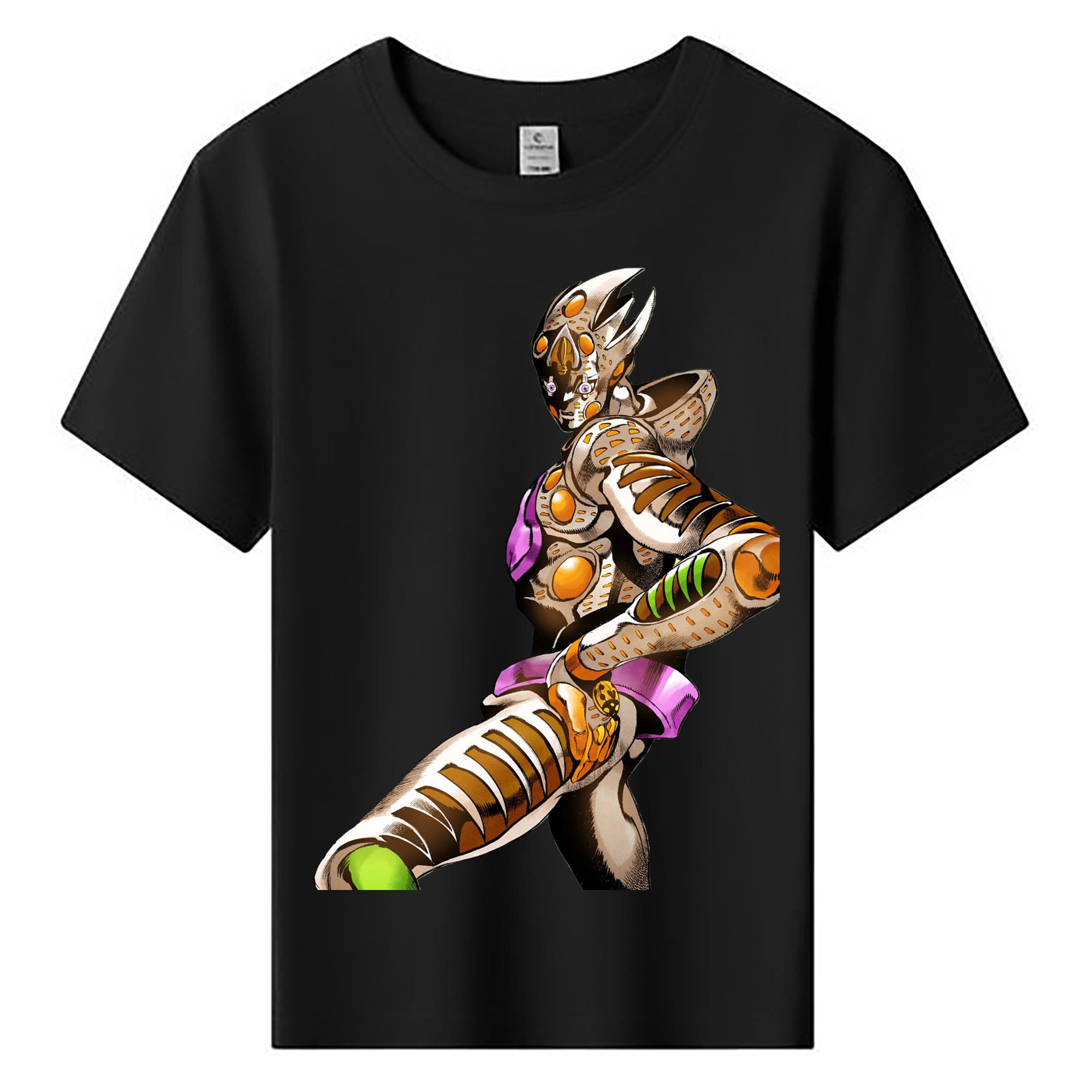 （画像用） ジョジョの奇妙な冒険 ジョルノ?ジョバァーナ JoJo's Bizarre Adventure Giorno Giovanna 綿100％キッズTシャツ（フロントプリント）