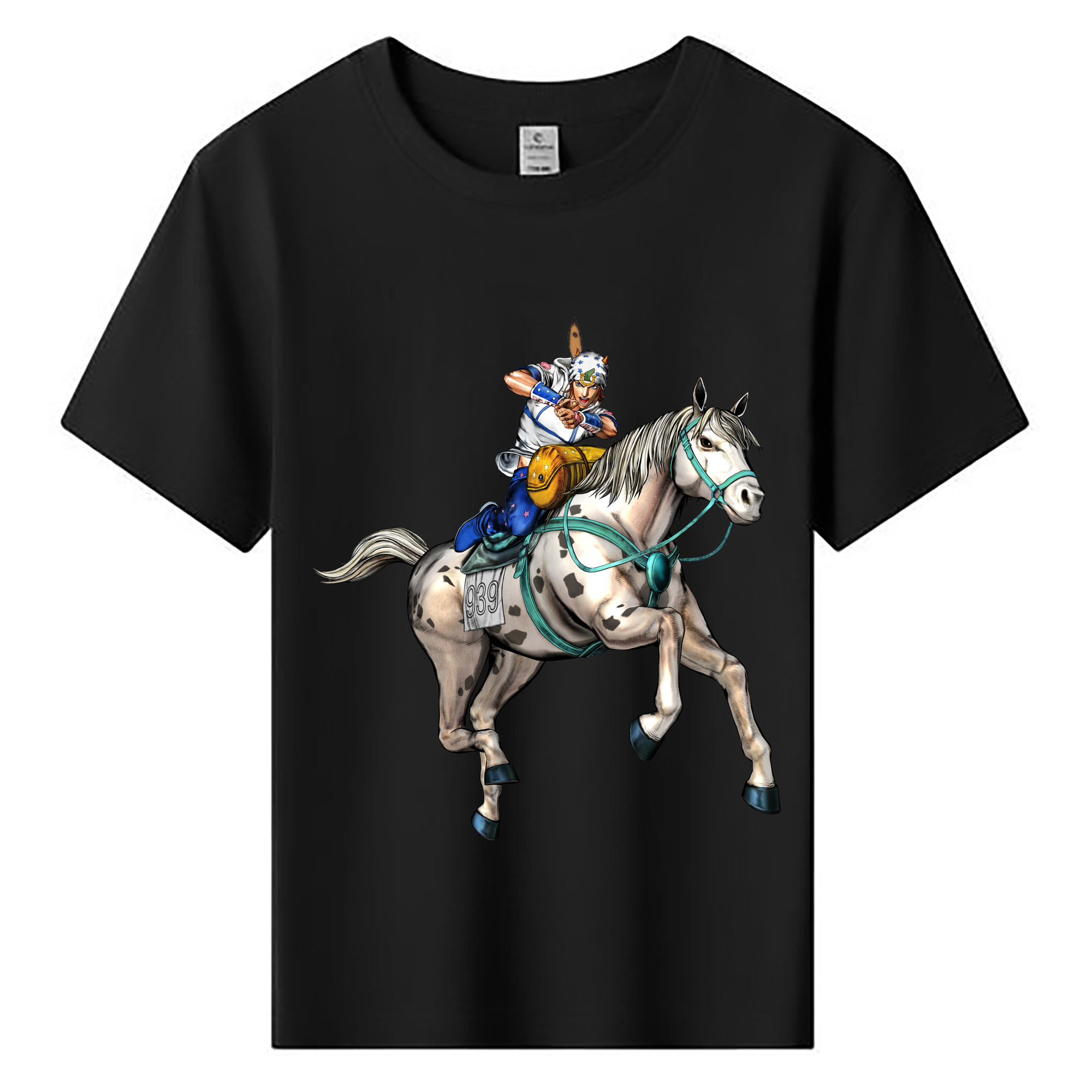 （画像用） ジョジョの奇妙な冒険 ジョナサン?ジョースター JoJo's Bizarre Adventure Jonathan Joestar 綿100％キッズTシャツ（フロントプリント）