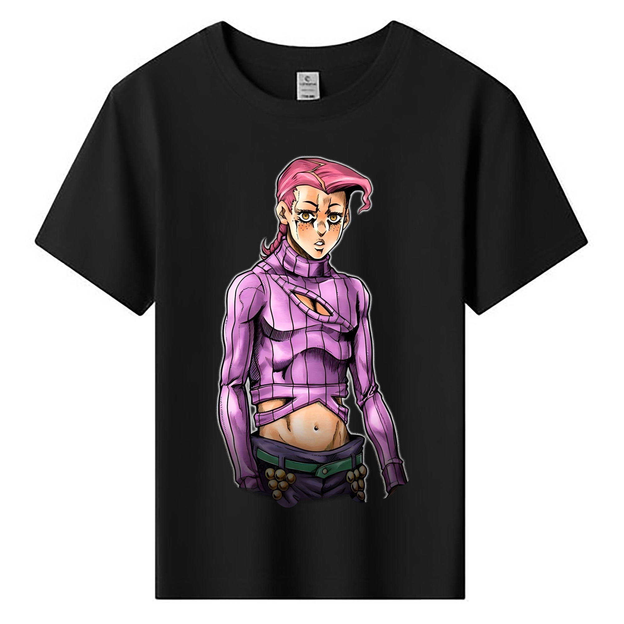 （画像用） ジョジョの奇妙な冒険 ビネガー?ドッピオ JoJo's Bizarre Adventure Vinegar Doppio 綿100％キッズTシャツ（フロントプリント）