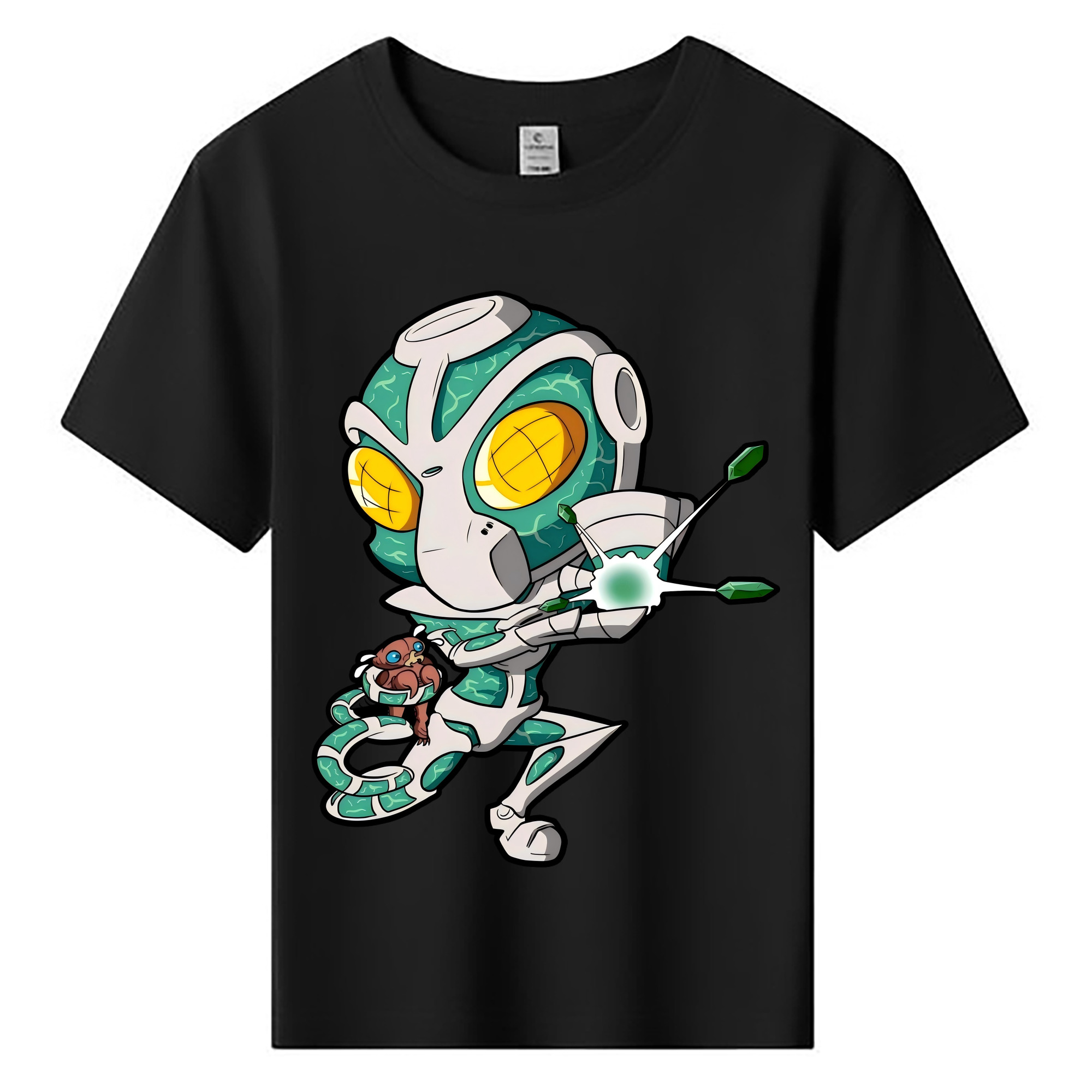 （画像用） ジョジョの奇妙な冒険 花京院 典明（かきょういん のりあき） JoJo's Bizarre Adventure Kakyoin Noriaki 綿100％キッズTシャツ（フロントプリント）