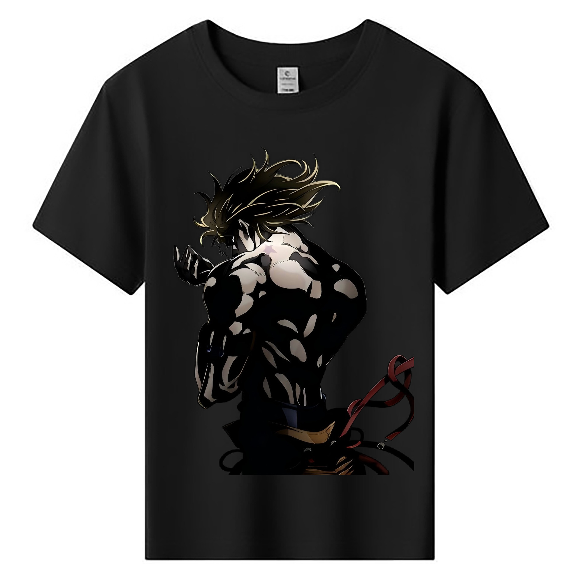 （画像用） ジョジョの奇妙な冒険 ディオ?ブランドー JoJo's Bizarre Adventure Dio Brando 綿100％キッズTシャツ（フロントプリント）