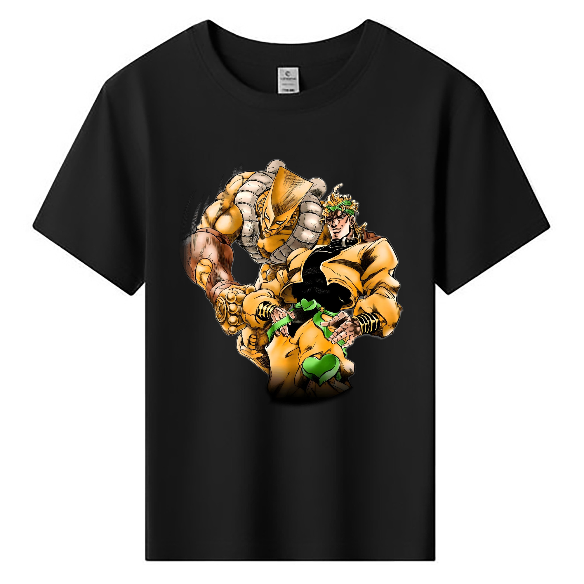 （画像用） ジョジョの奇妙な冒険 ディオ?ブランドー JoJo's Bizarre Adventure Dio Brando 綿100％キッズTシャツ（フロントプリント）