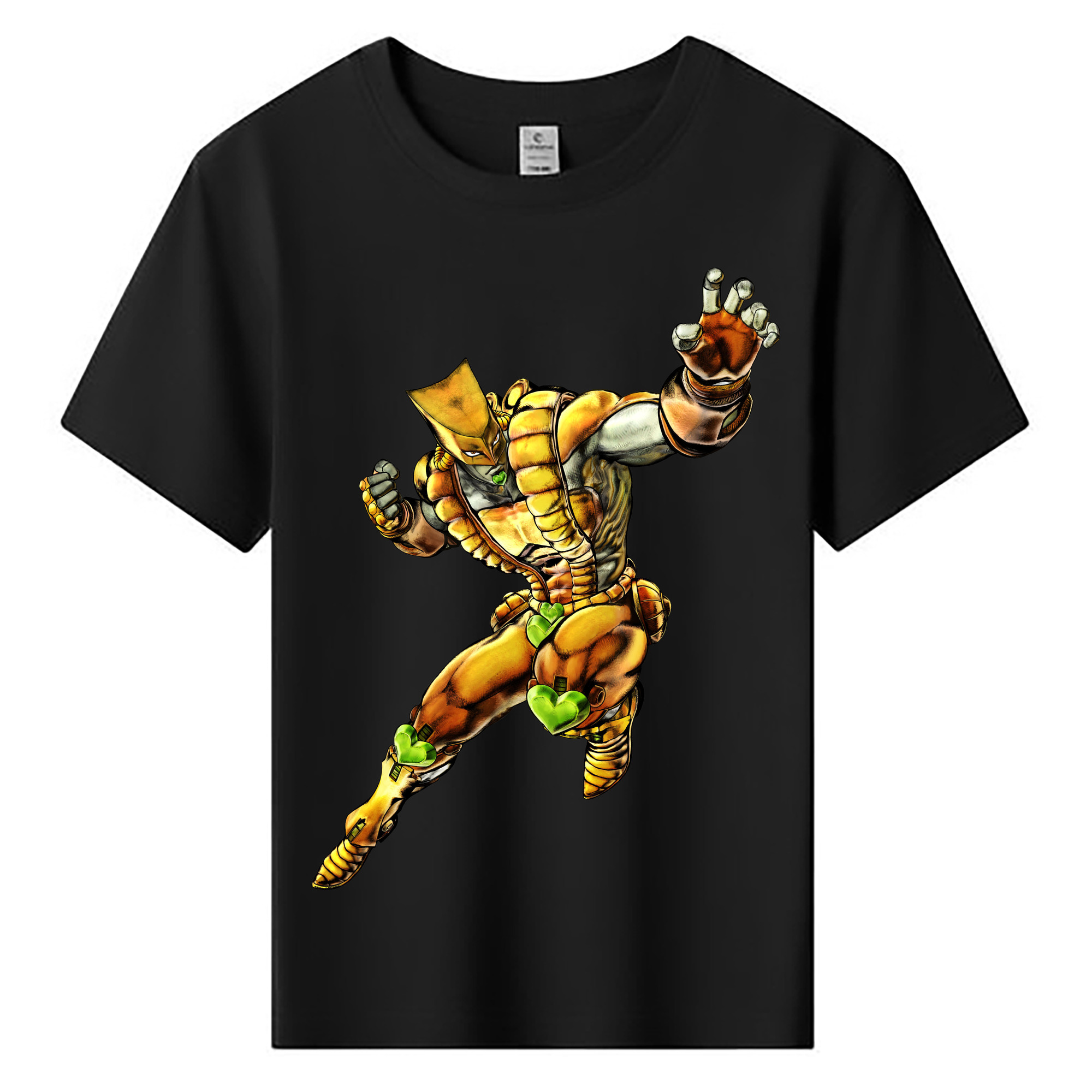 （画像用） ジョジョの奇妙な冒険 ディオ?ブランドー JoJo's Bizarre Adventure Dio Brando 綿100％キッズTシャツ（フロントプリント）