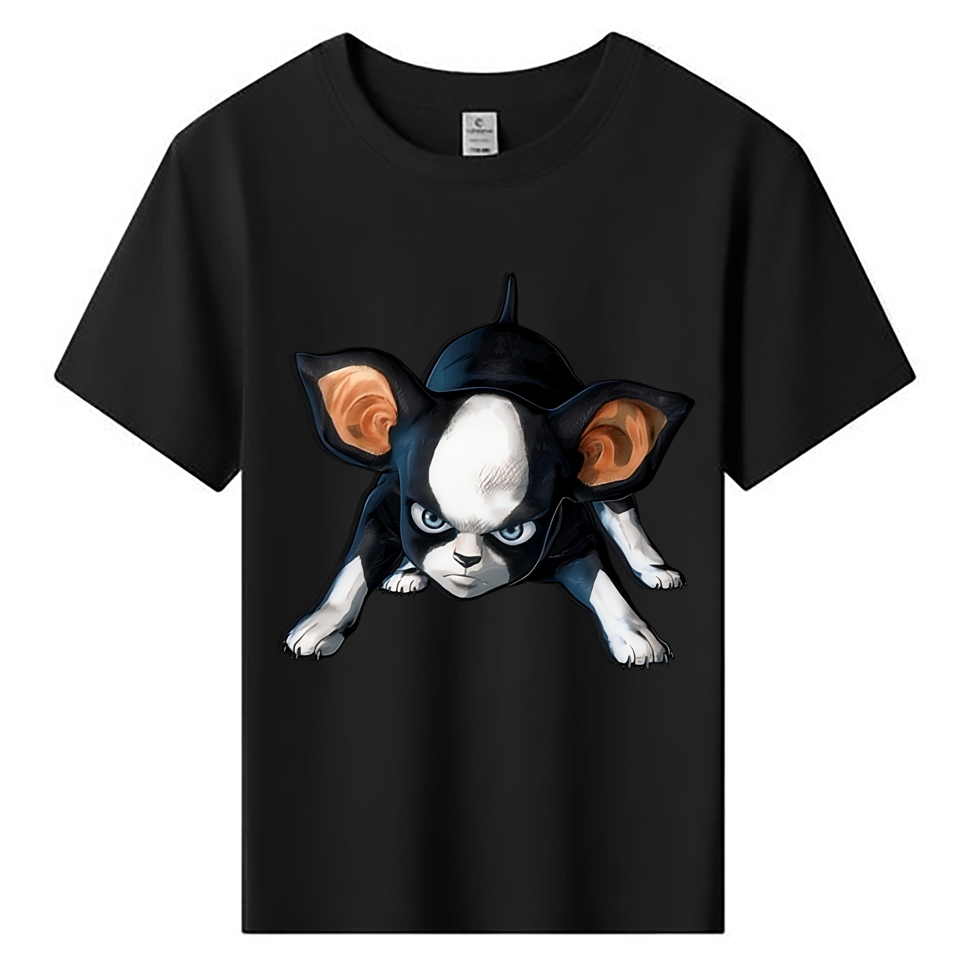 （画像用） ジョジョの奇妙な冒険 イギー JoJo's Bizarre Adventure Iggy 綿100％キッズTシャツ（フロントプリント）