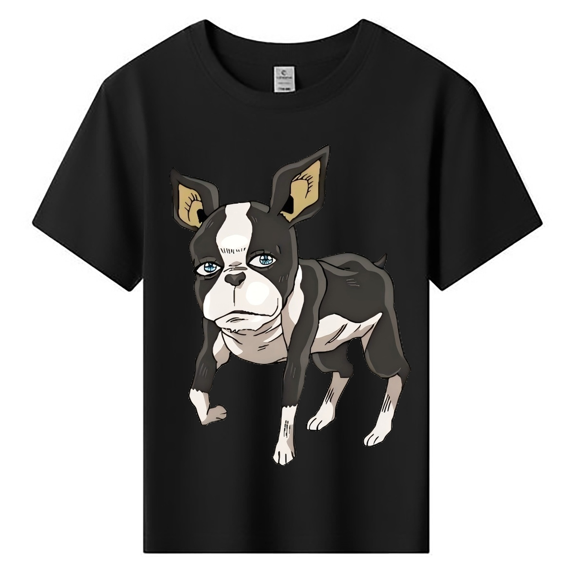 （画像用） ジョジョの奇妙な冒険 イギー JoJo's Bizarre Adventure Iggy 綿100％キッズTシャツ（フロントプリント）