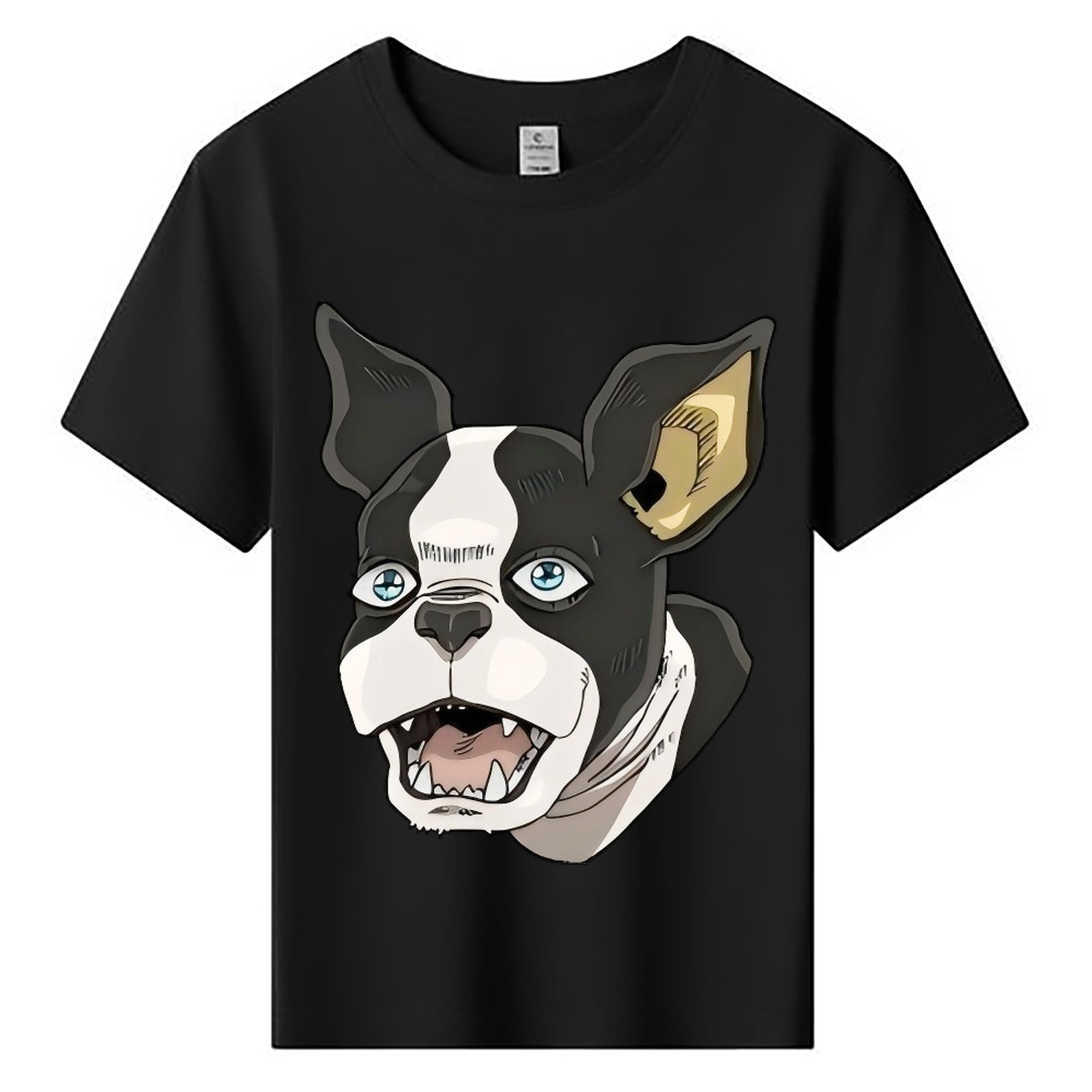 （画像用） ジョジョの奇妙な冒険 イギー JoJo's Bizarre Adventure Iggy 綿100％キッズTシャツ（フロントプリント）