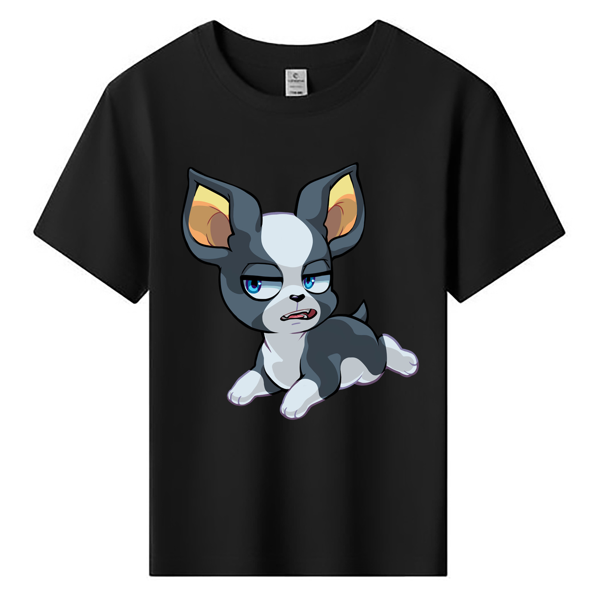 （画像用） ジョジョの奇妙な冒険 イギー JoJo's Bizarre Adventure Iggy 綿100％キッズTシャツ（フロントプリント）
