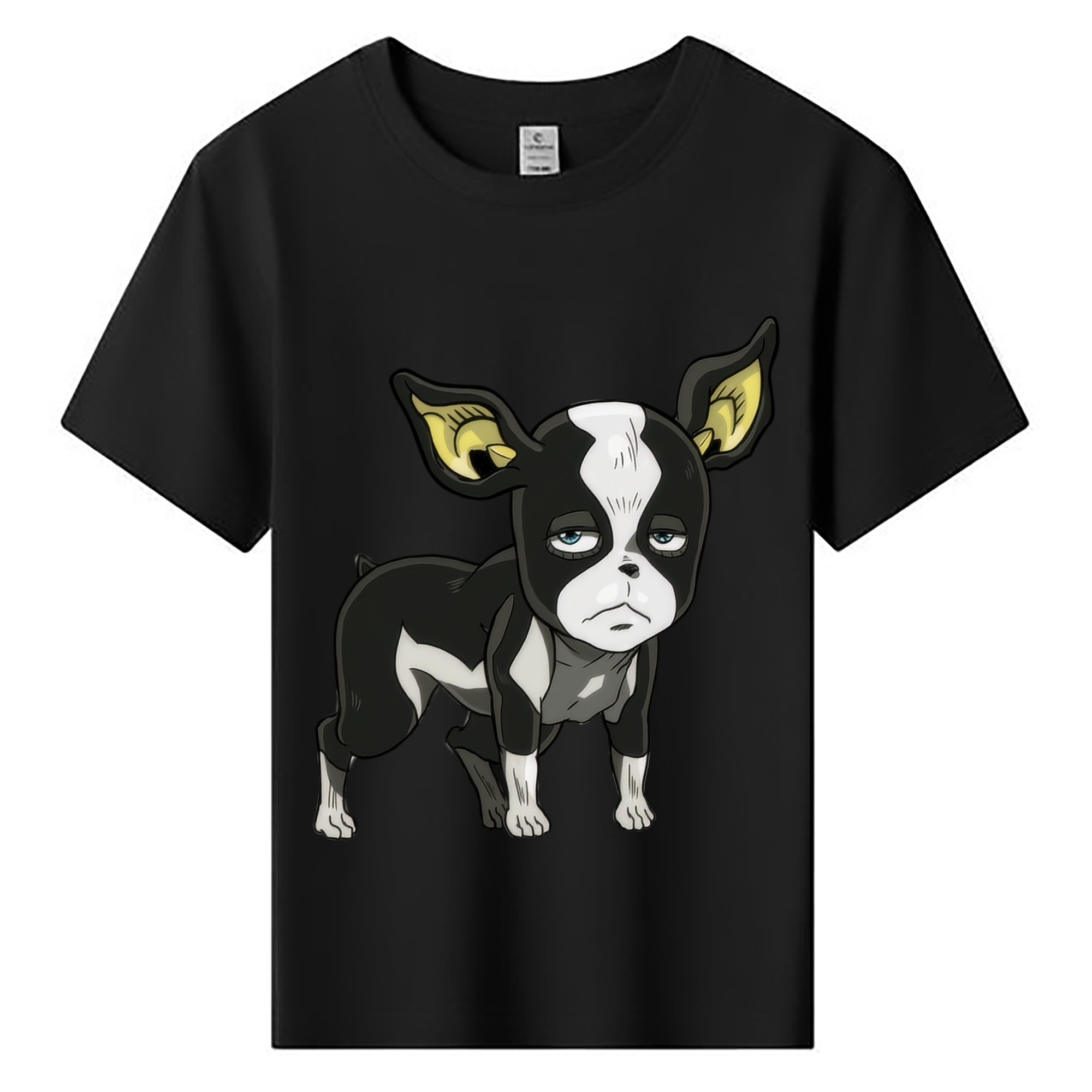 （画像用） ジョジョの奇妙な冒険 イギー JoJo's Bizarre Adventure Iggy 綿100％キッズTシャツ（フロントプリント）