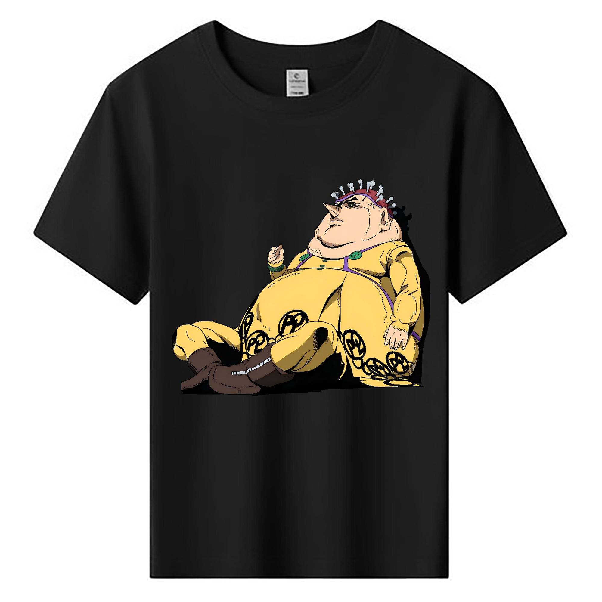 （画像用） ジョジョの奇妙な冒険 ポルポ JoJo's Bizarre Adventure Polpo 綿100％キッズTシャツ（フロントプリント）
