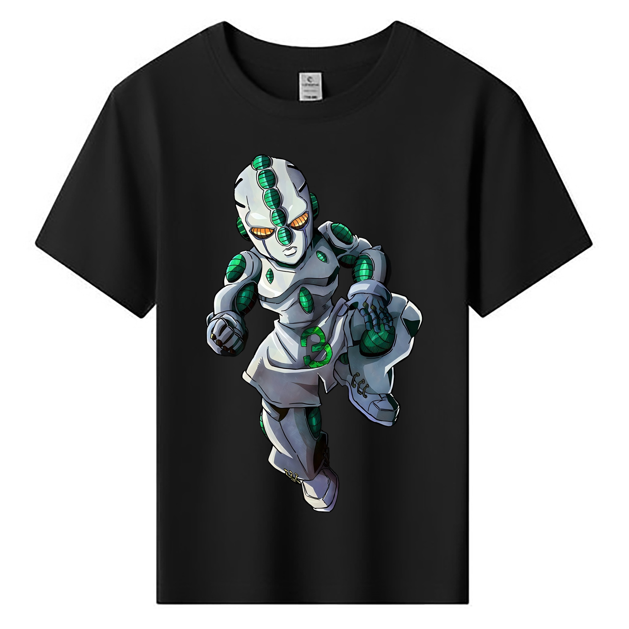 （画像用） ジョジョの奇妙な冒険 広瀨康一 JoJo's Bizarre Adventure Hirose Koichi 綿100％キッズTシャツ（フロントプリント）