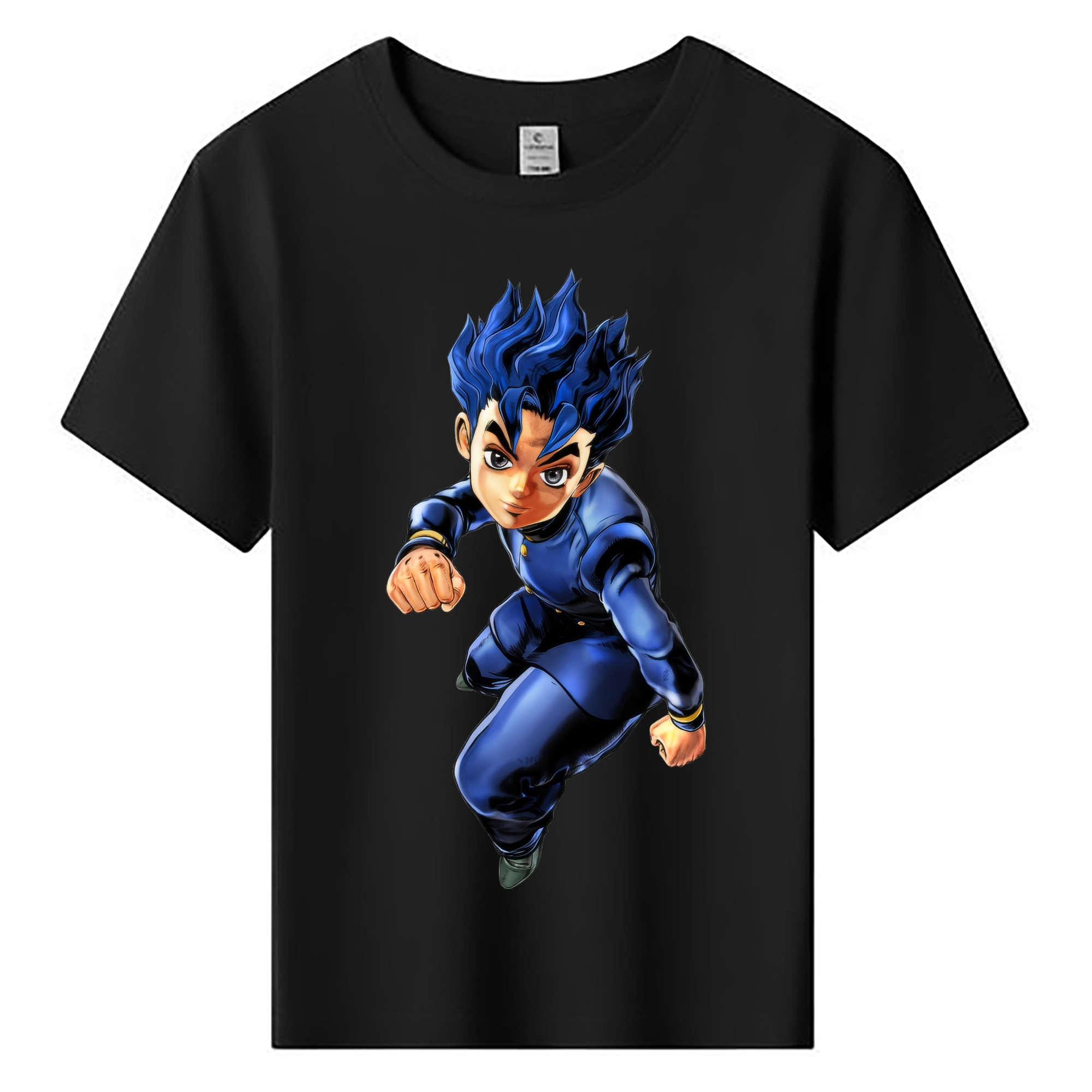 （画像用） ジョジョの奇妙な冒険 広瀨康一 JoJo's Bizarre Adventure Hirose Koichi 綿100％キッズTシャツ（フロントプリント）