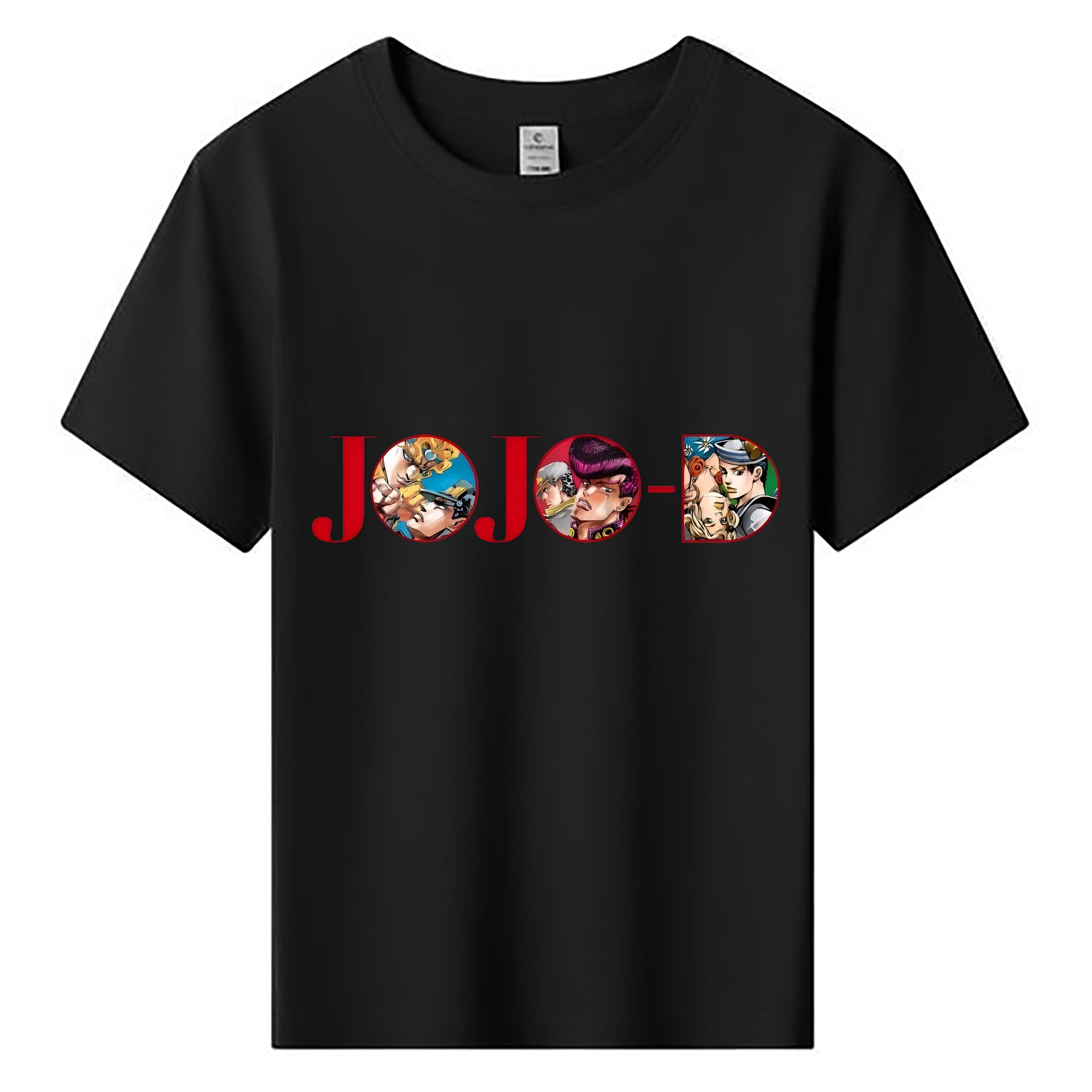 （画像用） ジョジョの奇妙な冒険 JoJo's Bizarre Adventure 綿100％キッズTシャツ（フロントプリント）