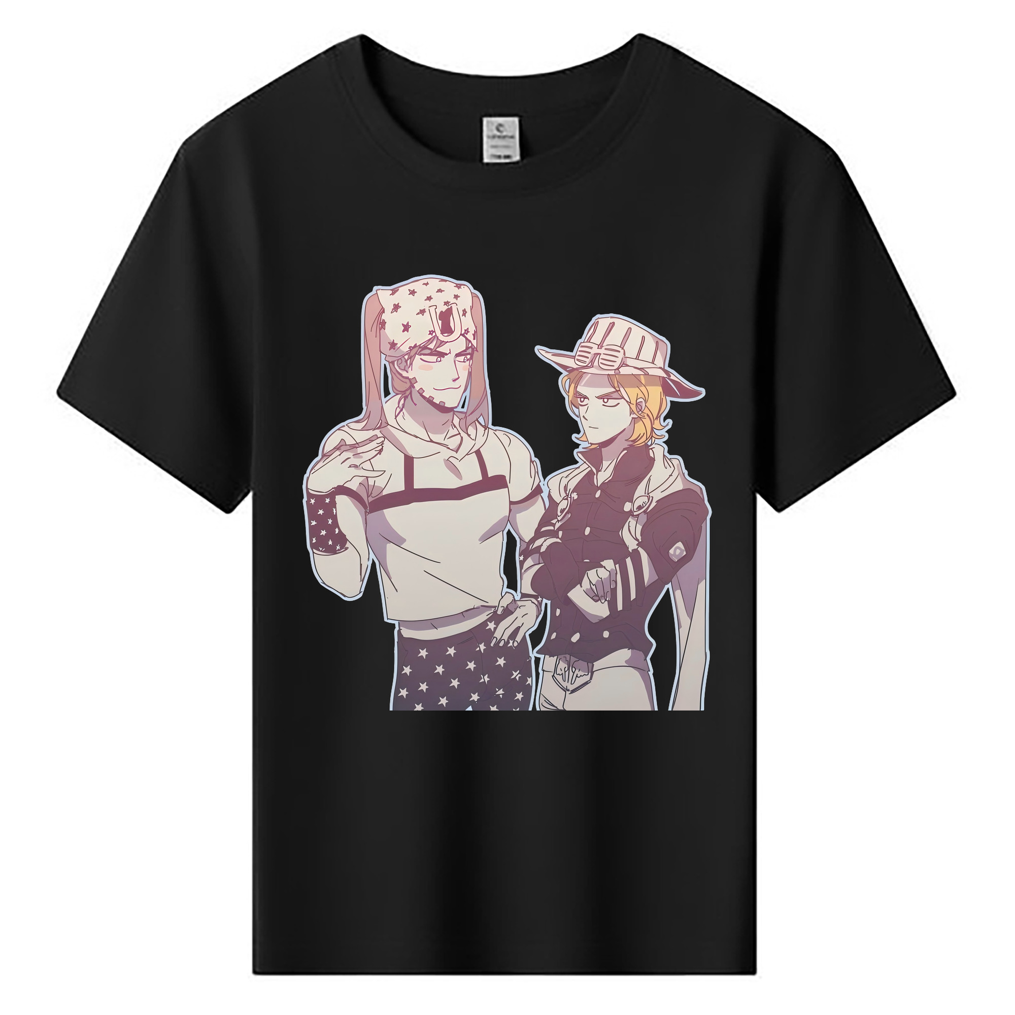 （画像用） ジョジョの奇妙な冒険 JoJo's Bizarre Adventure 綿100％キッズTシャツ（フロントプリント）
