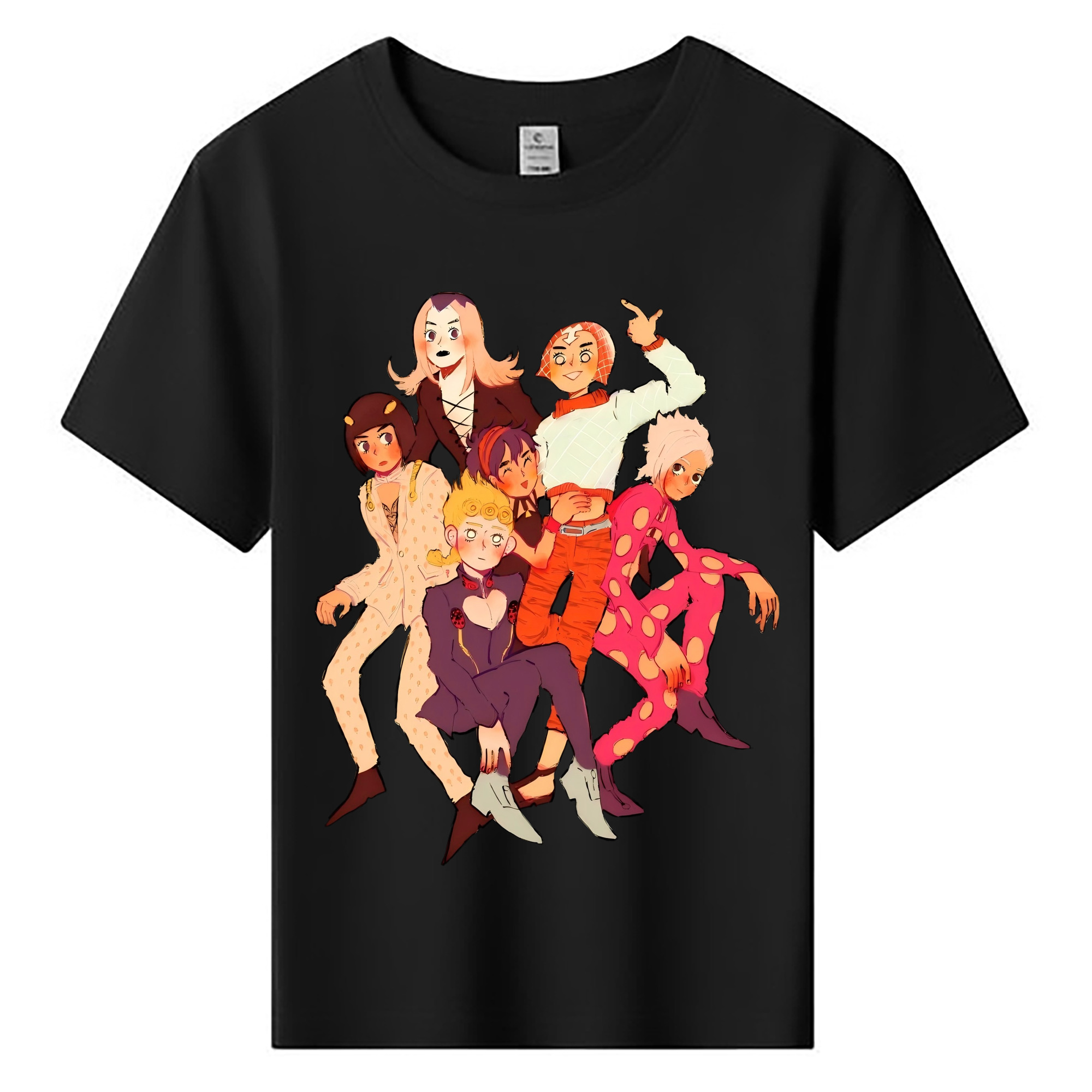 （画像用） ジョジョの奇妙な冒険 JoJo's Bizarre Adventure 綿100％キッズTシャツ（フロントプリント）