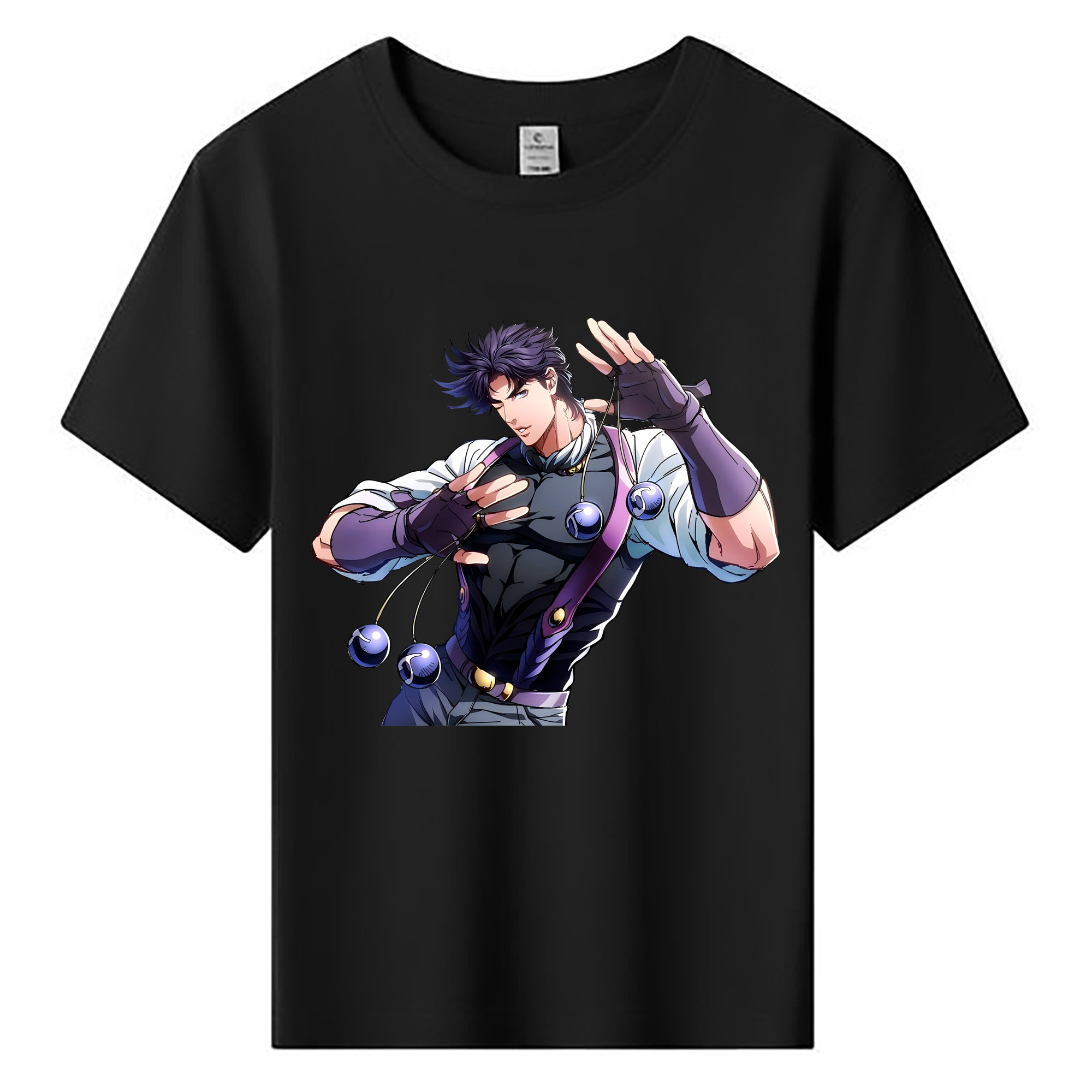 （画像用） ジョジョの奇妙な冒険 JoJo's Bizarre Adventure 綿100％キッズTシャツ（フロントプリント）