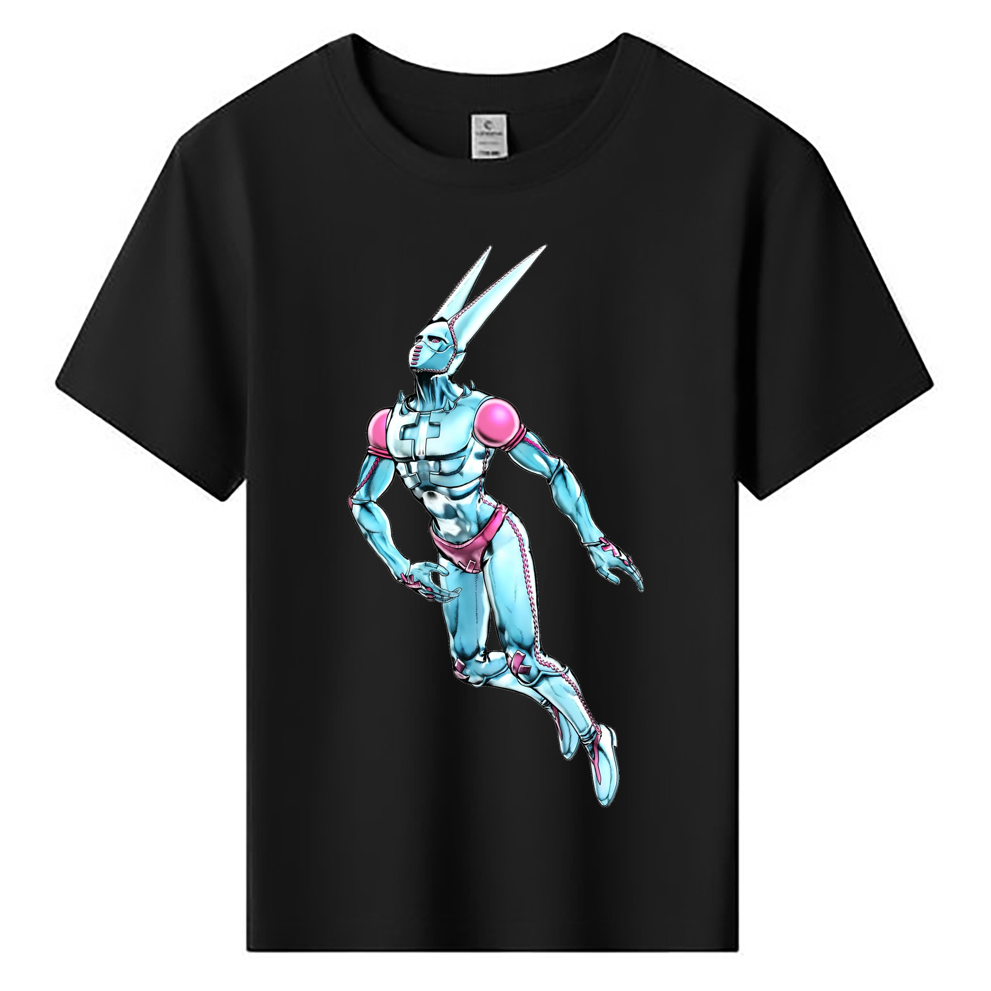 （画像用） ジョジョの奇妙な冒険 JoJo's Bizarre Adventure 綿100％キッズTシャツ（フロントプリント）