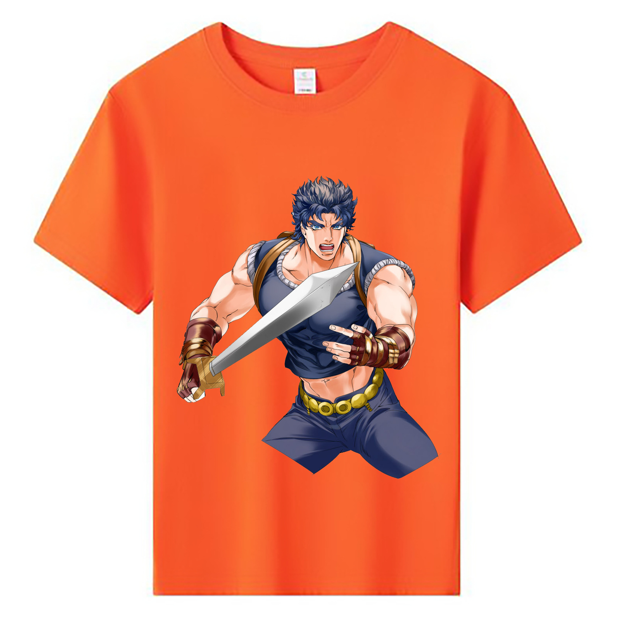 （画像用） ジョジョの奇妙な冒険 /ジョナサン?ジョースター JoJo's Bizarre Adventure Jonathan Joestar 綿100％キッズTシャツ（フロントプリント）
