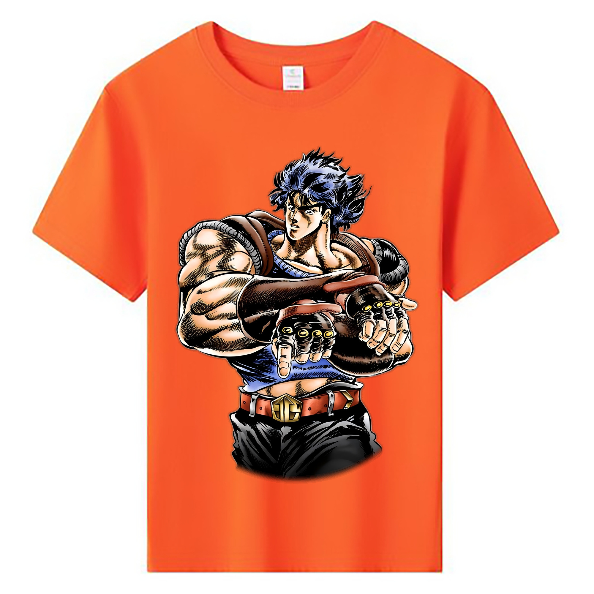 （画像用） ジョジョの奇妙な冒険 /ジョナサン?ジョースター JoJo's Bizarre Adventure Jonathan Joestar 綿100％キッズTシャツ（フロントプリント）
