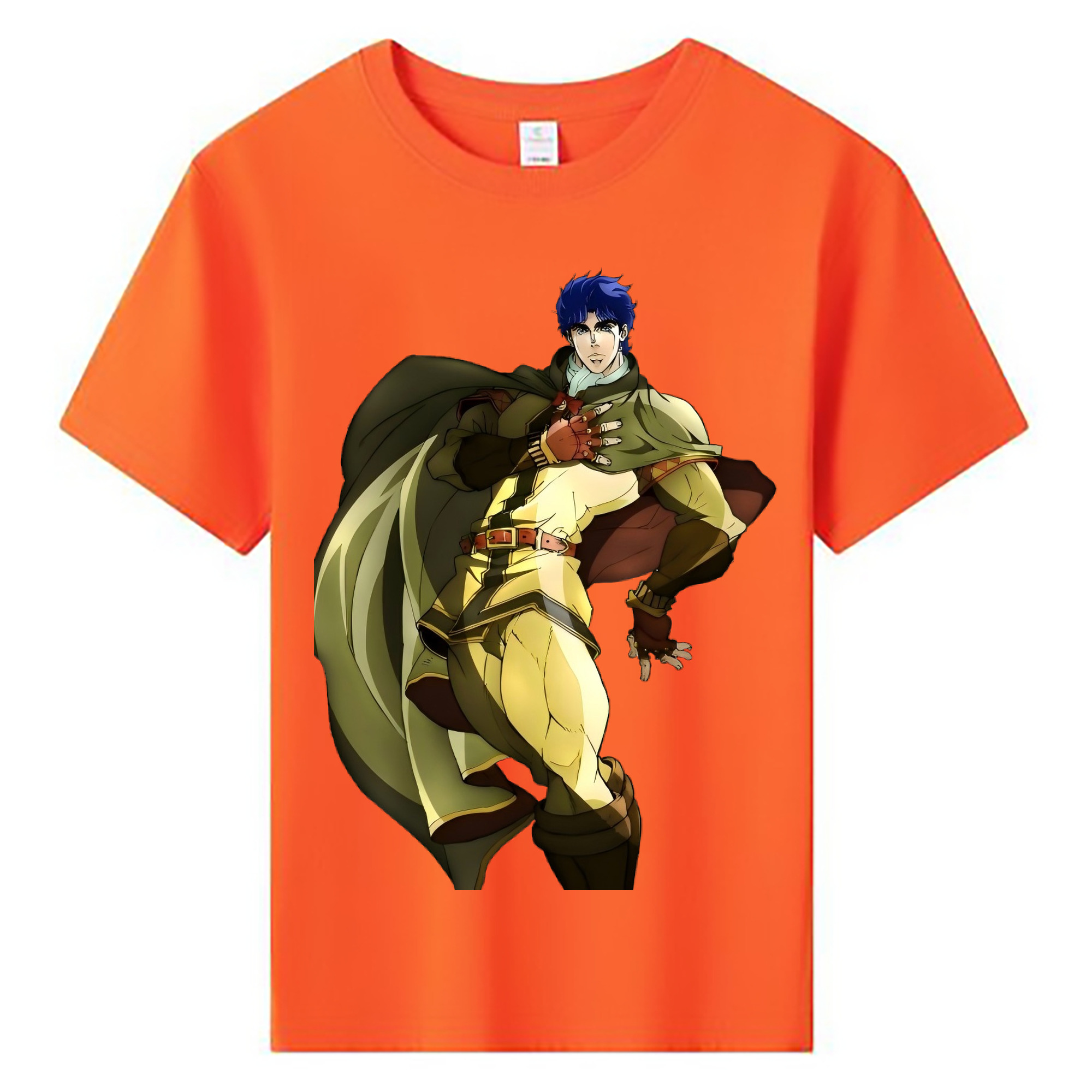 （画像用） ジョジョの奇妙な冒険 /ジョナサン?ジョースター JoJo's Bizarre Adventure Jonathan Joestar 綿100％キッズTシャツ（フロントプリント）